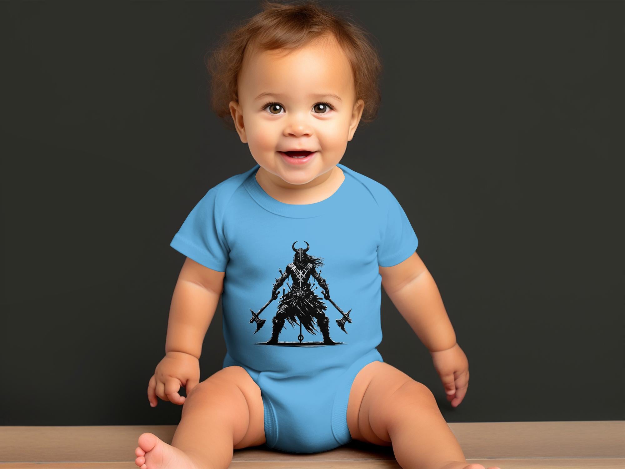 Viking Indomitable - Coloured Youth Clothing Baby Bodysuits Norse Talisman Unisex Valhalla Toddler Design