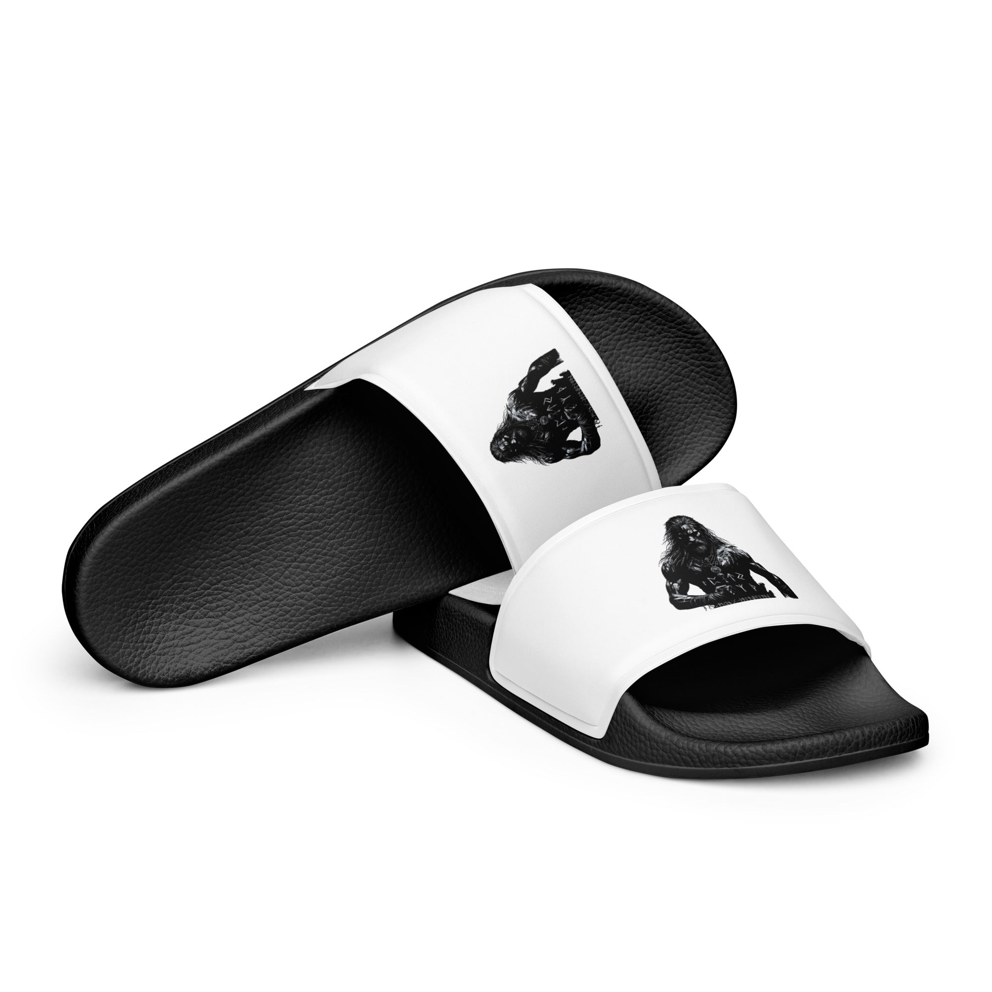 Viking Conviction - Men’s slides Valhalla Talisman Norse Design