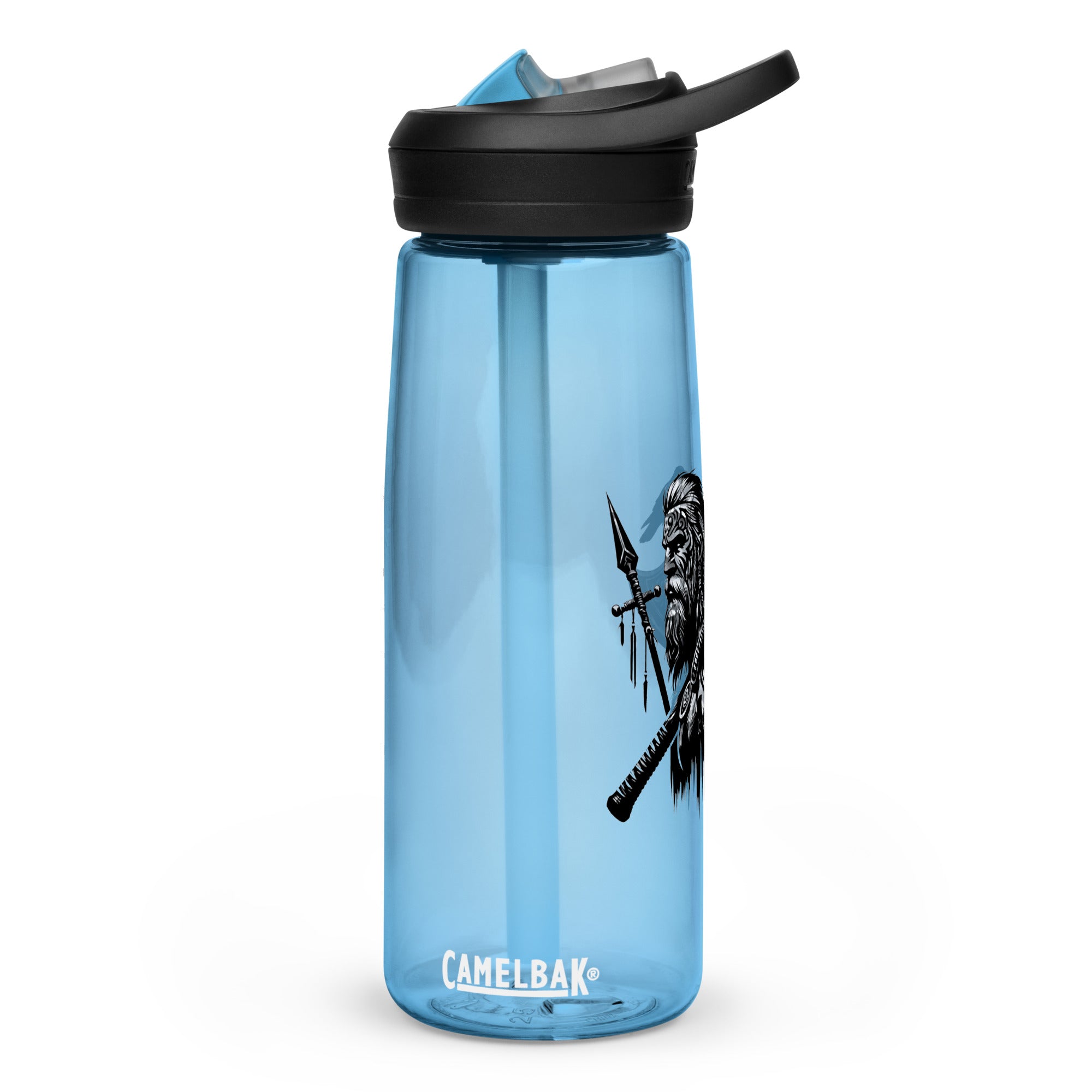 Viking Courage - Sports water bottle Valhalla Talisman Norse Design