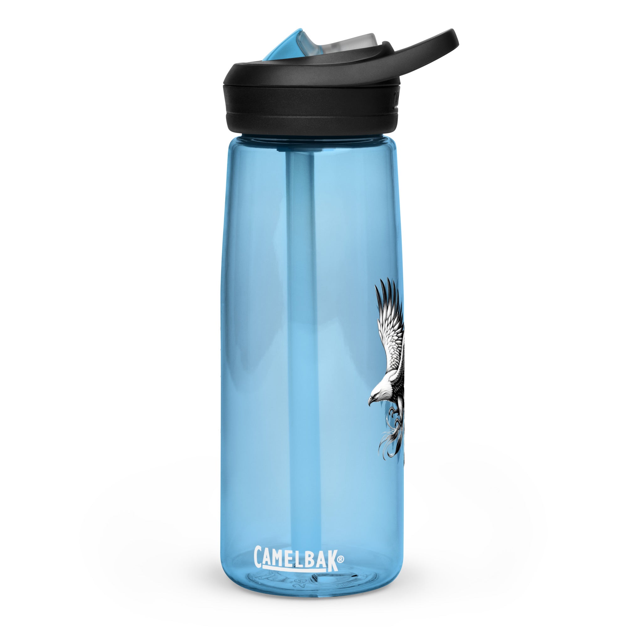 Dreamcatcher Eagle – Sports Water Bottle Realistic Native American Talisman Mythology Graphic Design