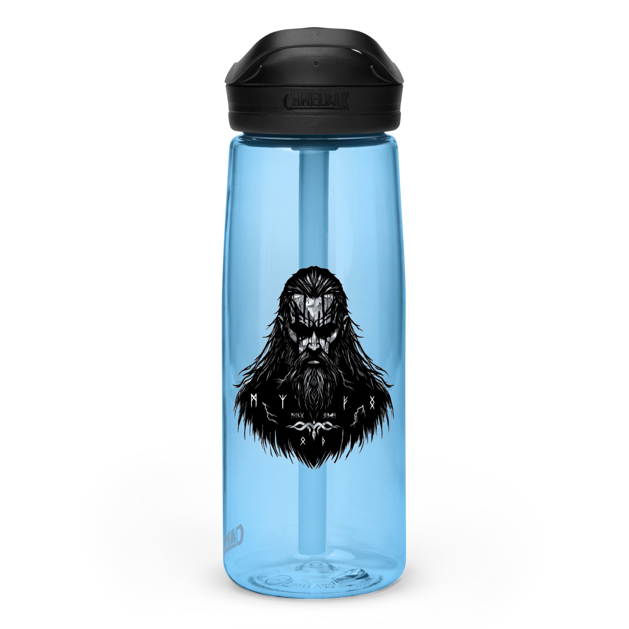 Viking Atonement - Sports water bottle Valhalla Talisman Norse Design