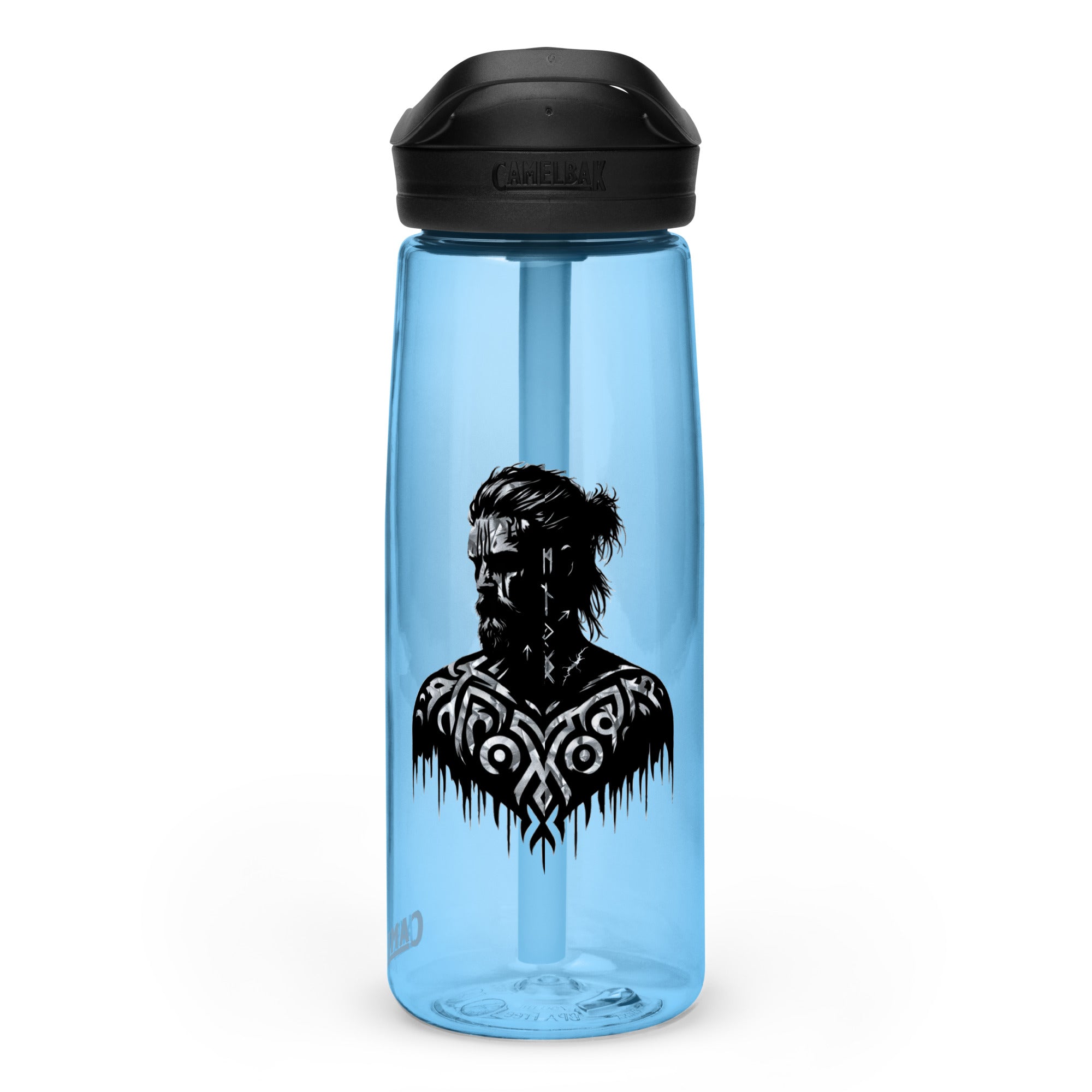 Viking Reflection - Sports water bottle Valhalla Talisman Norse Design