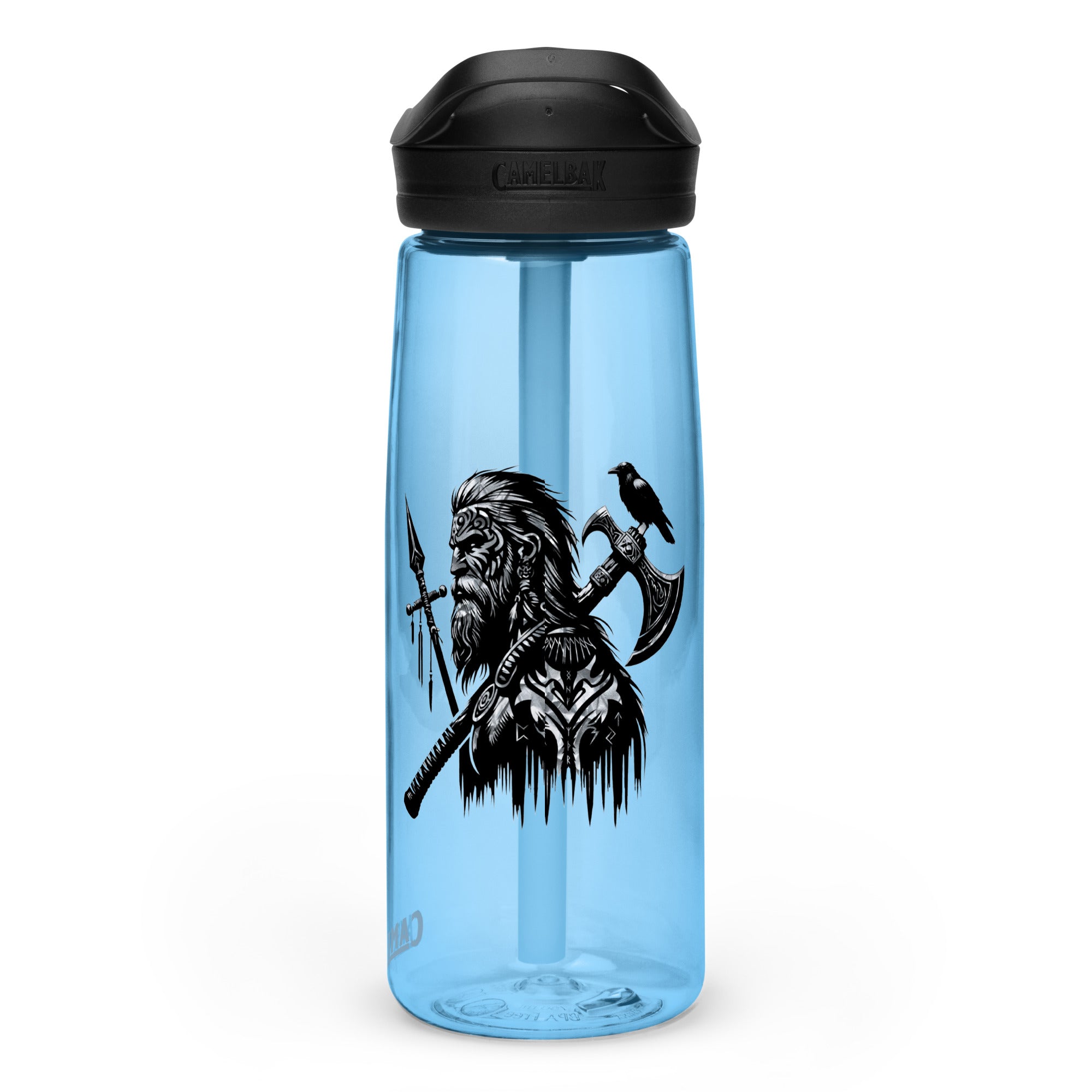 Viking Courage - Sports water bottle Valhalla Talisman Norse Design