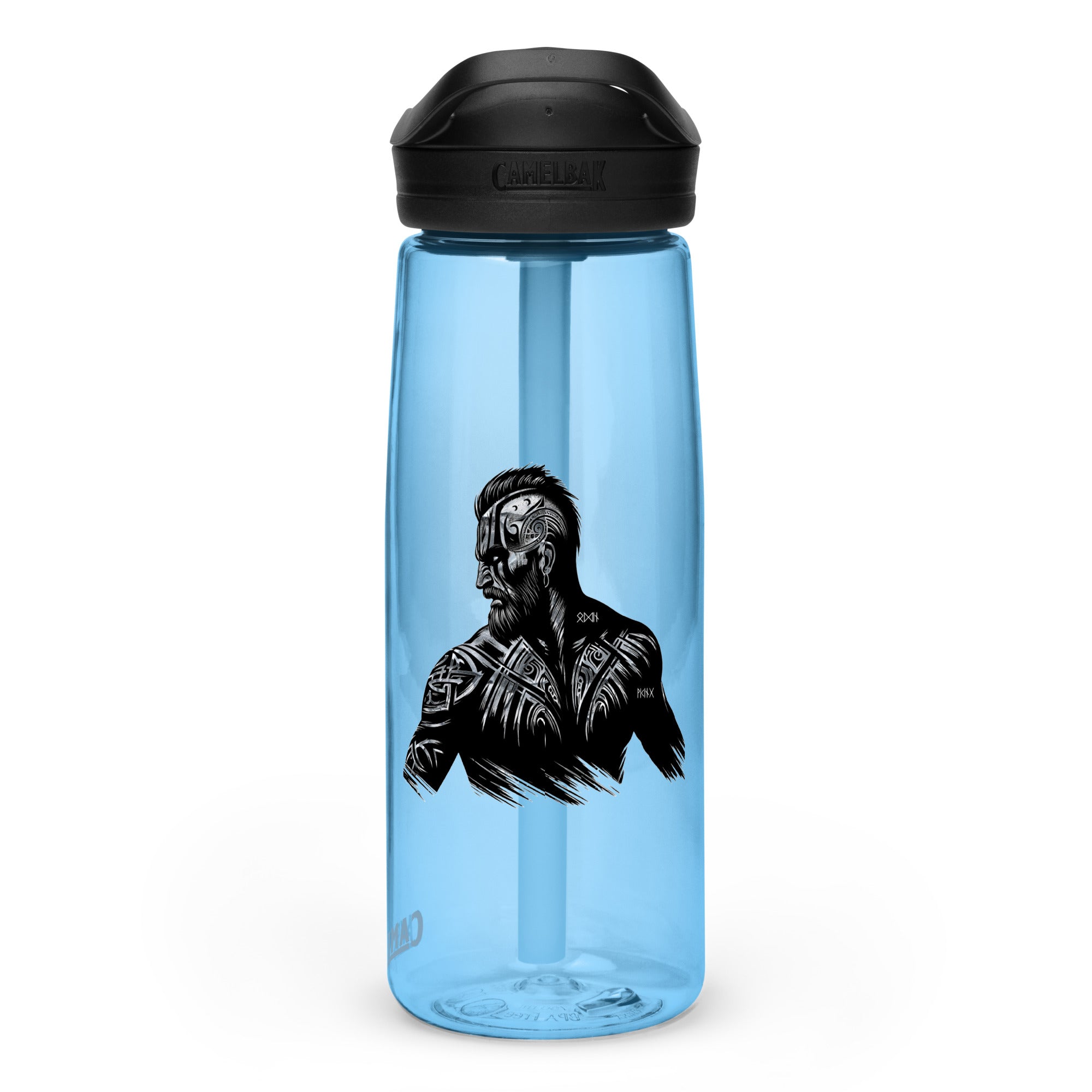 Viking Bravery - Sports water bottle Valhalla Talisman Norse Design