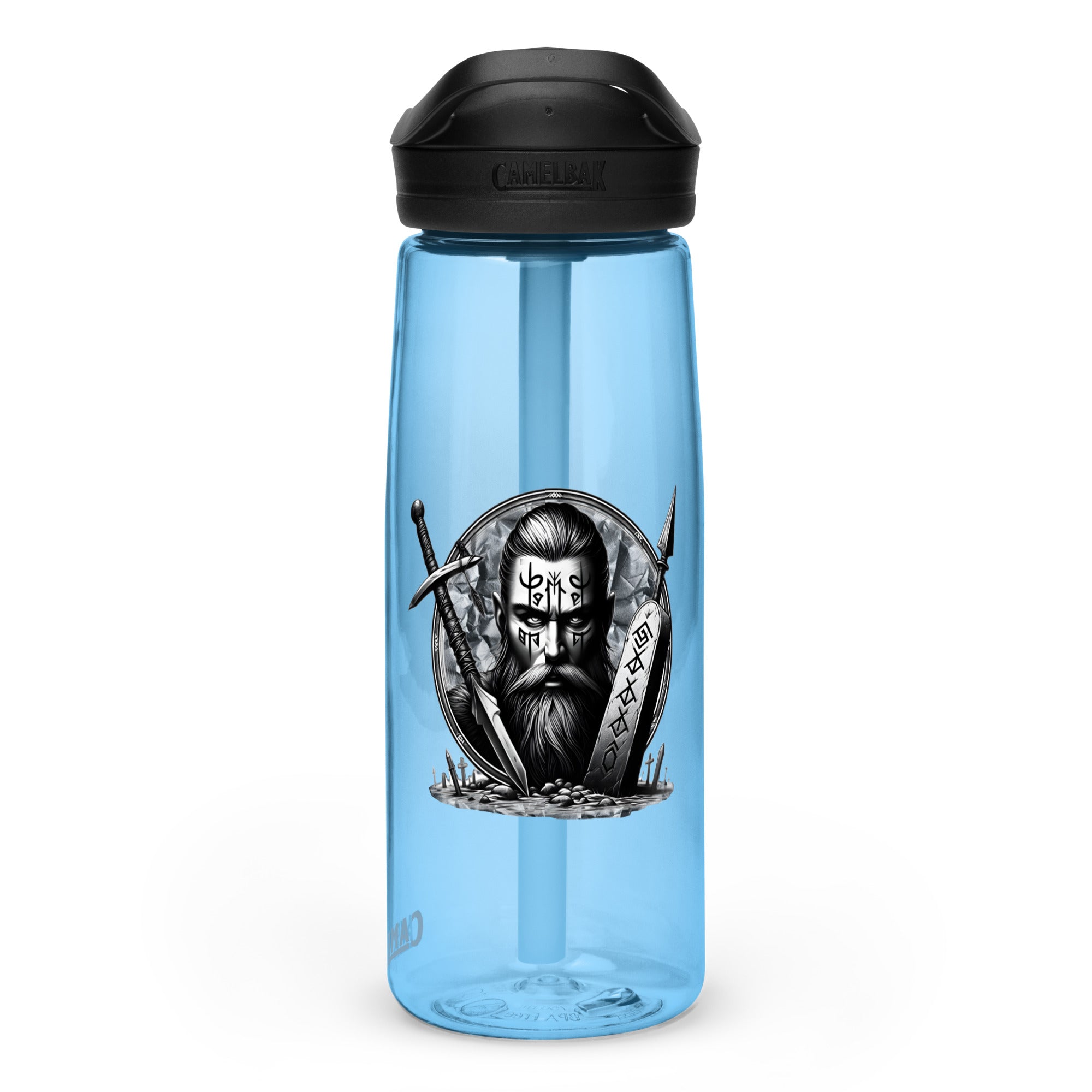 Viking Fortitude - Sports water bottle Valhalla Talisman Norse Design