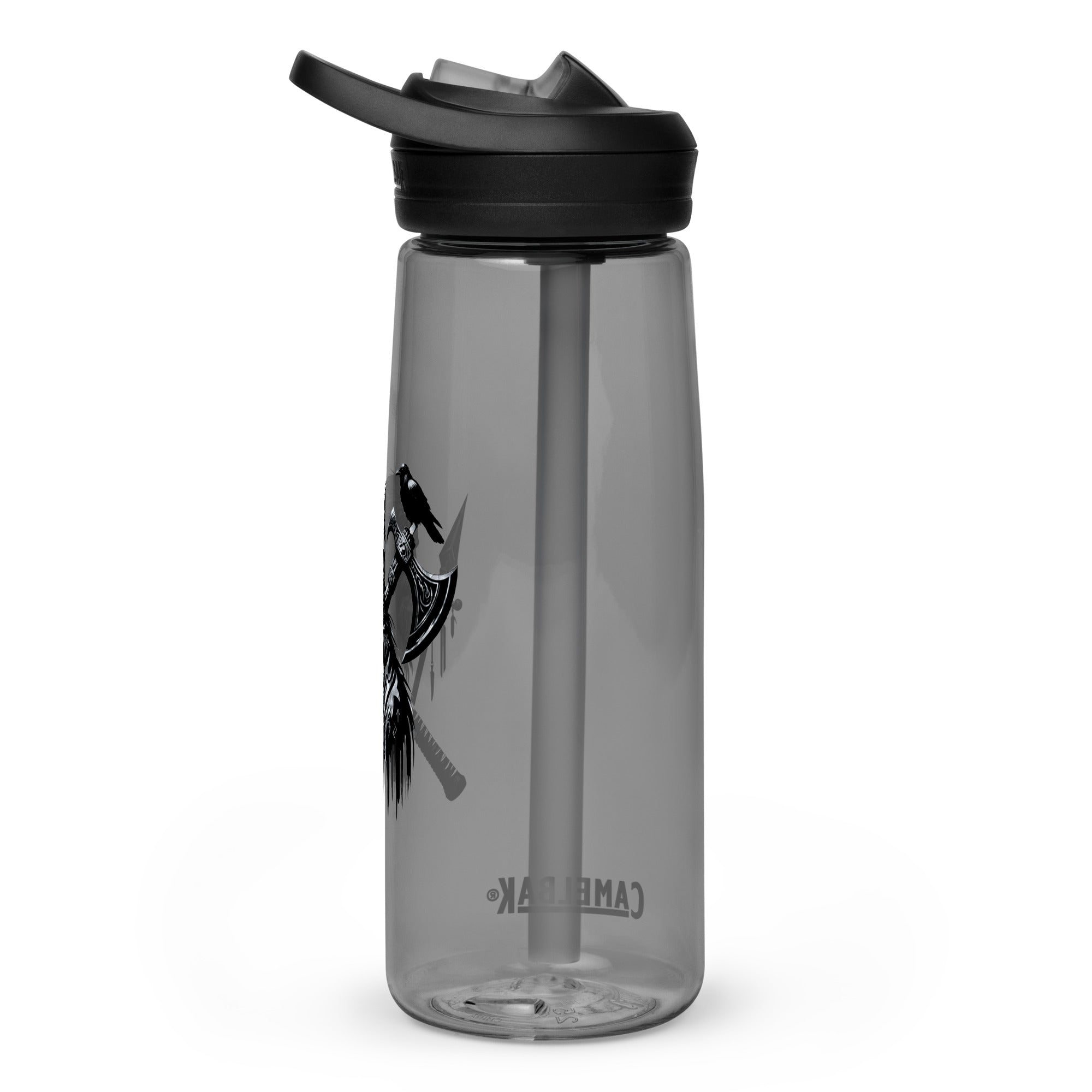 Viking Courage - Sports water bottle Valhalla Talisman Norse Design