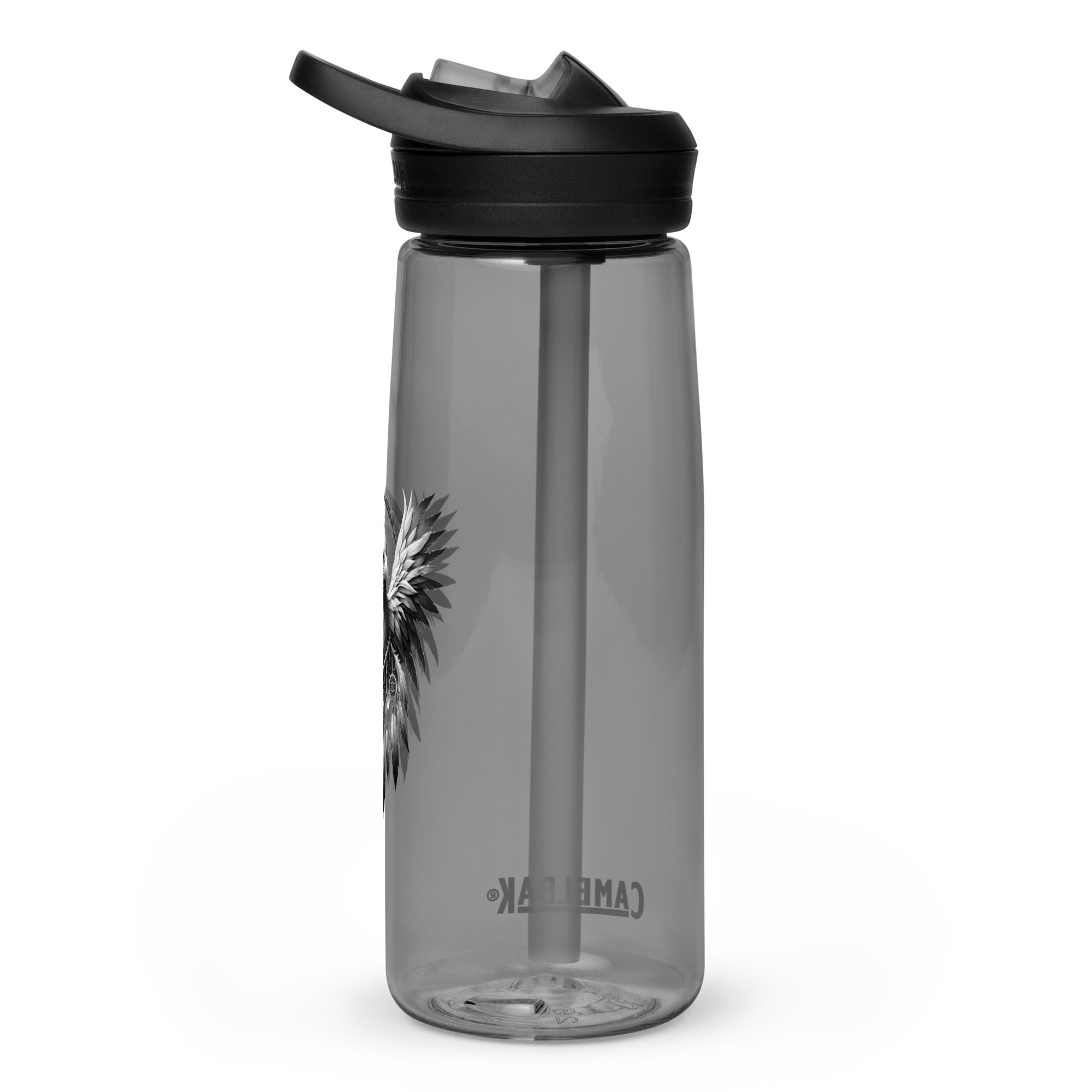 Dreamcatcher Eagle – Sports Water Bottle Realistic Native American Talisman Mythology Graphic Design