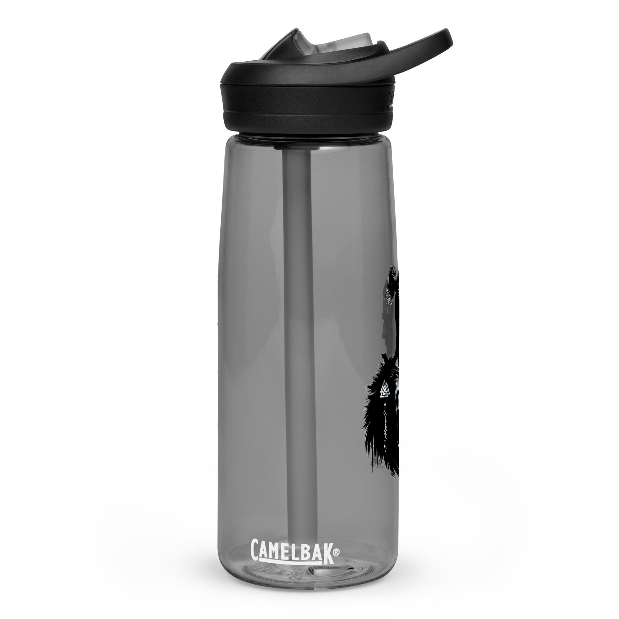 Viking Resilience - Sports water bottle Valhalla Talisman Norse Design