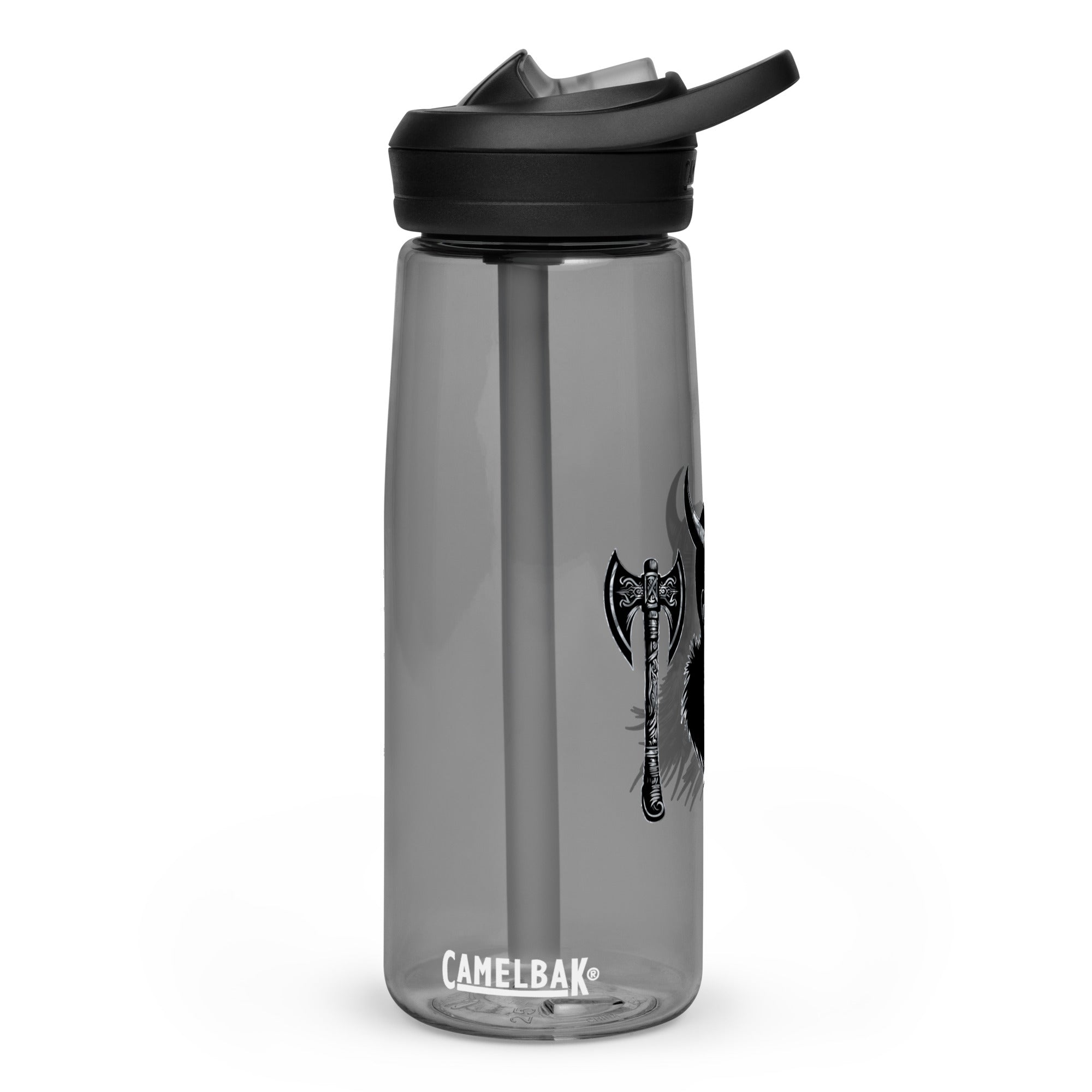 Viking Knowledge - Sports water bottle Valhalla Talisman Norse Design