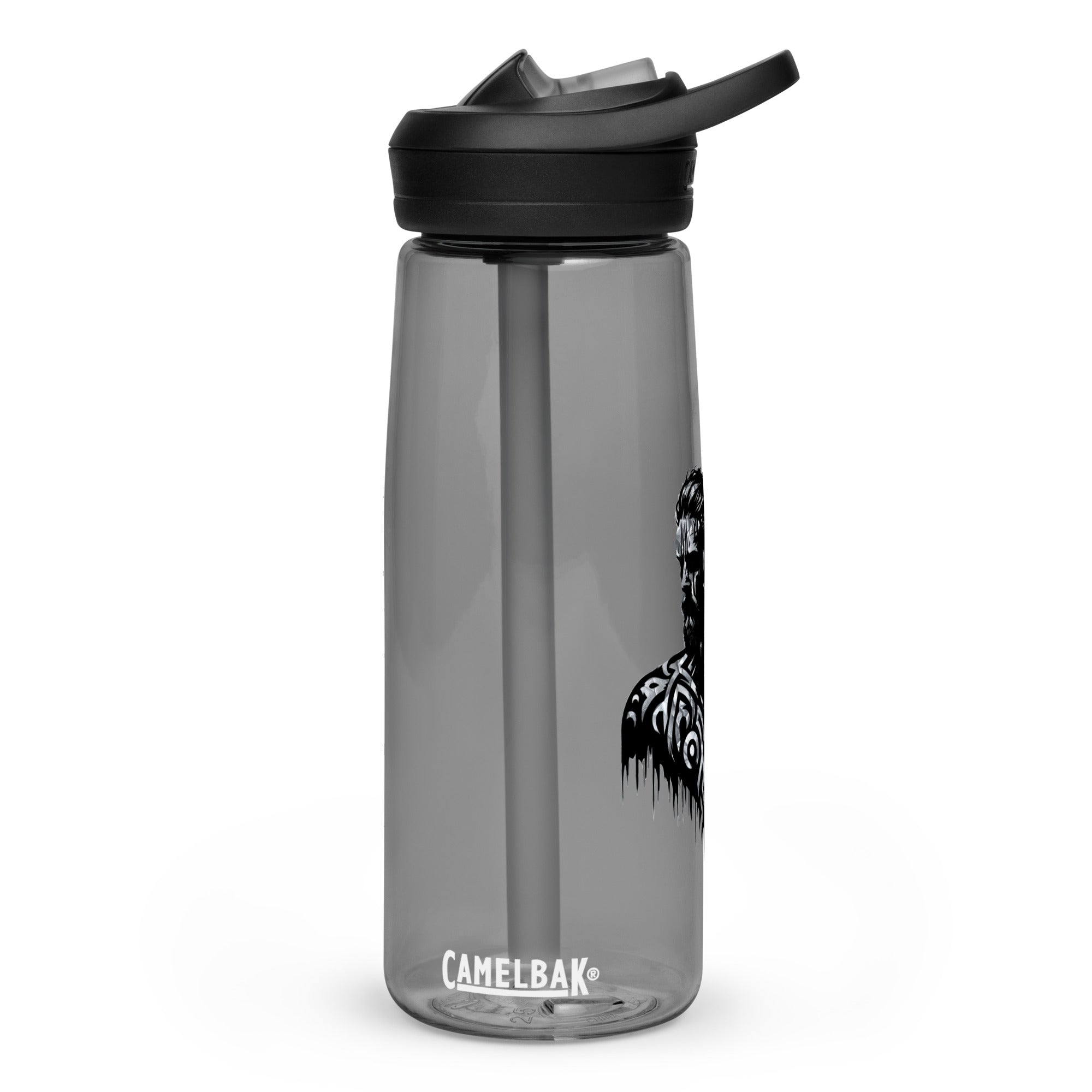 Viking Reflection - Sports water bottle Valhalla Talisman Norse Design