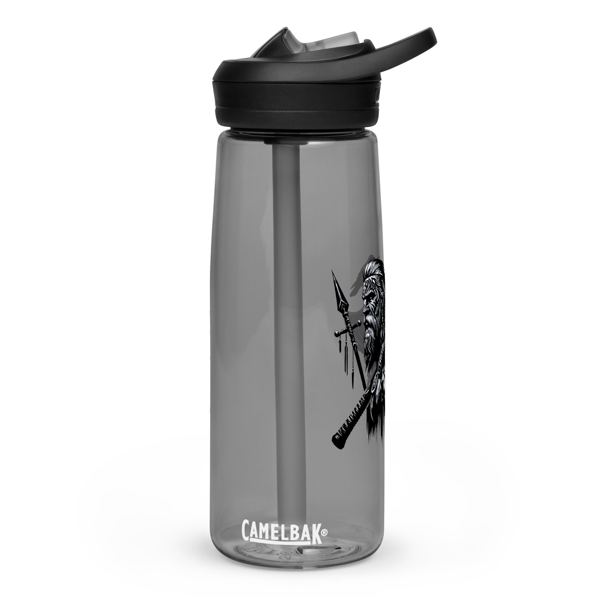 Viking Courage - Sports water bottle Valhalla Talisman Norse Design