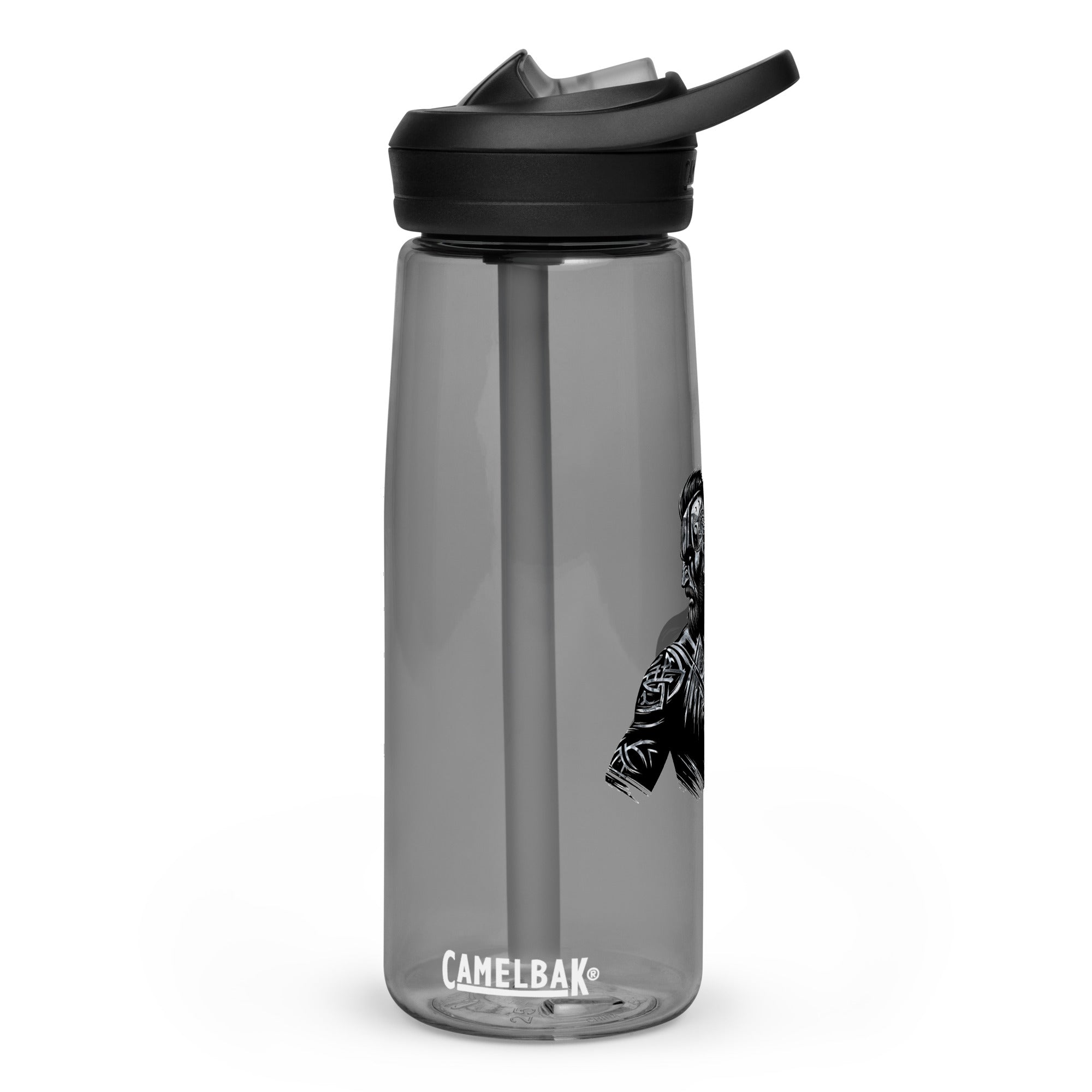 Viking Bravery - Sports water bottle Valhalla Talisman Norse Design