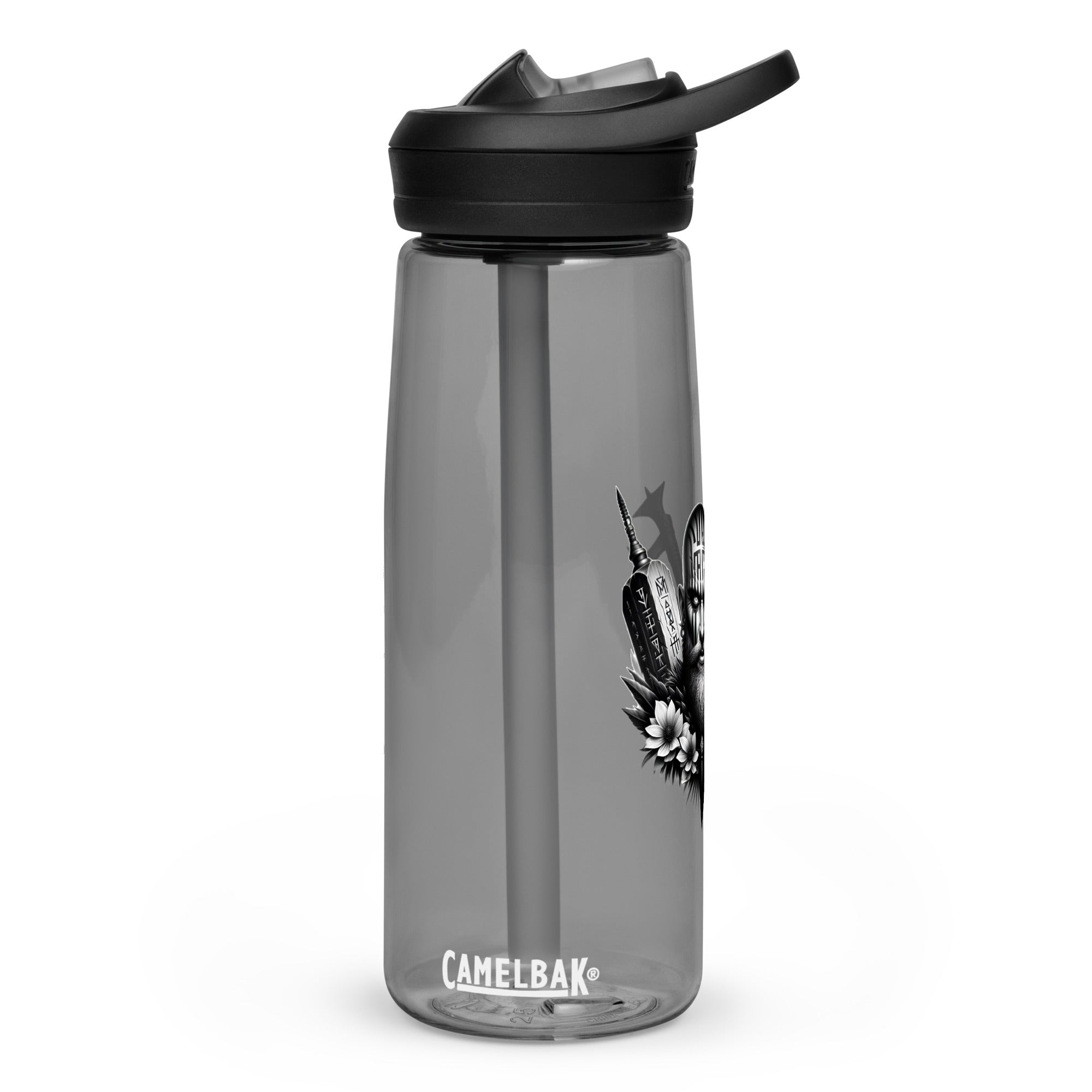 Viking Vigor - Sports water bottle Valhalla Talisman Norse Design