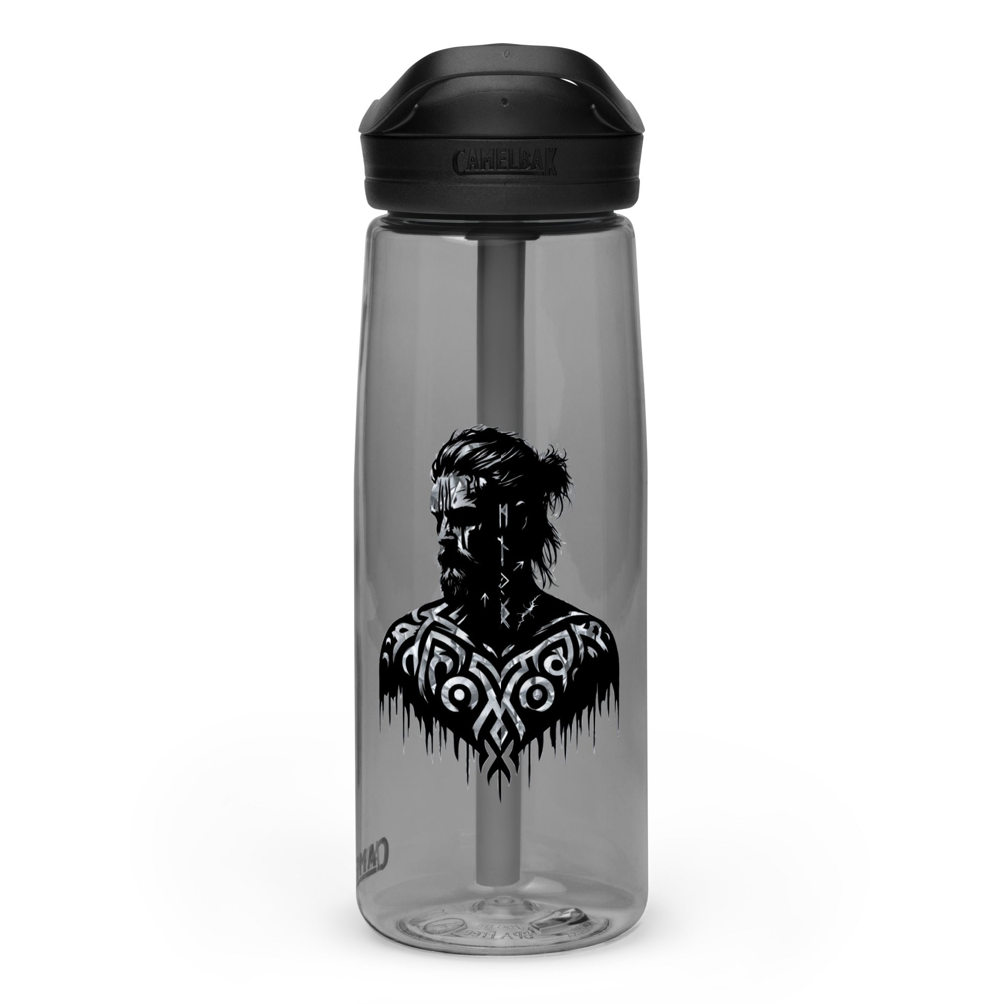 Viking Reflection - Sports water bottle Valhalla Talisman Norse Design