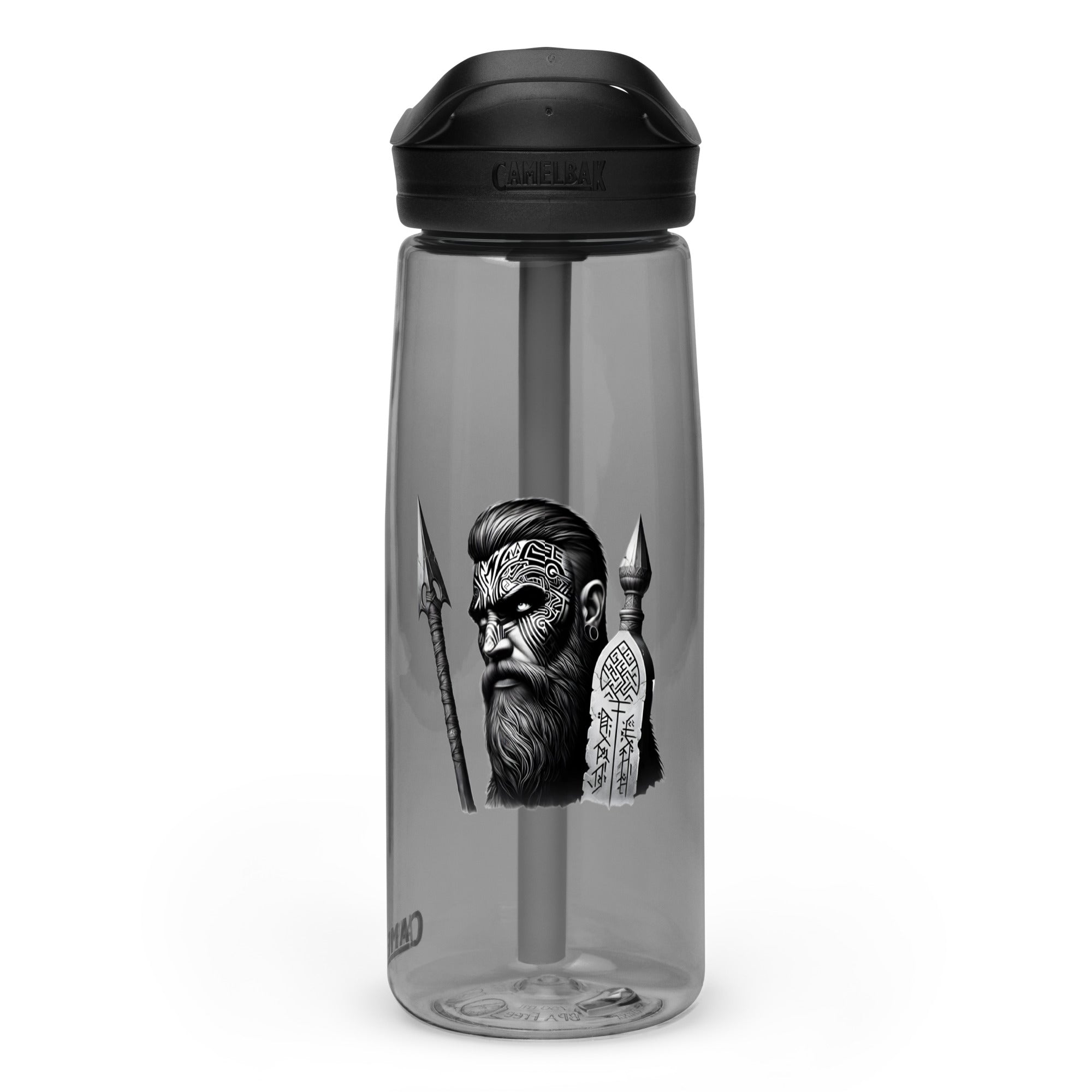 Viking Tenacity - Sports water bottle Valhalla Talisman Norse Design