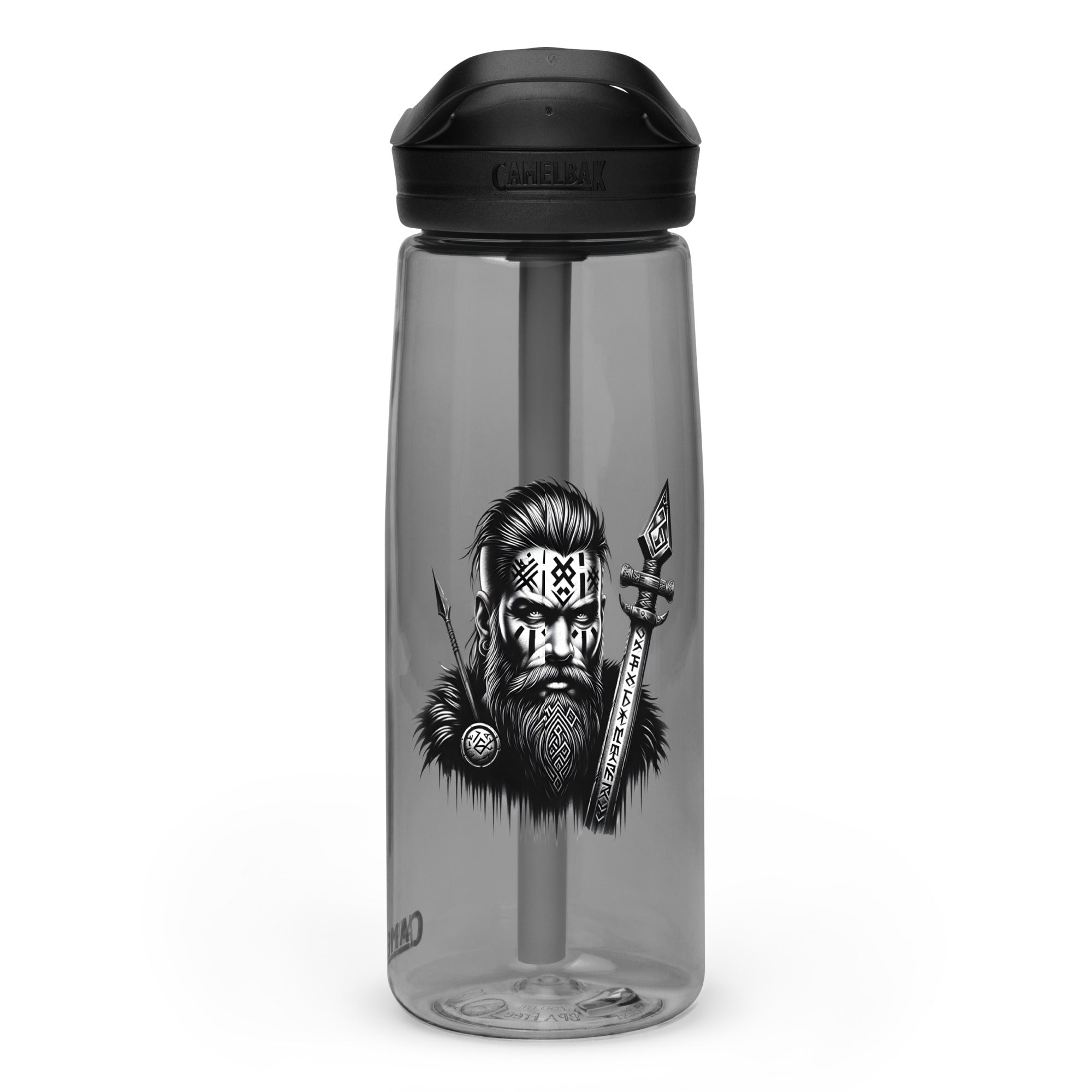 Viking Stoic - Sports water bottle Valhalla Talisman Norse Design