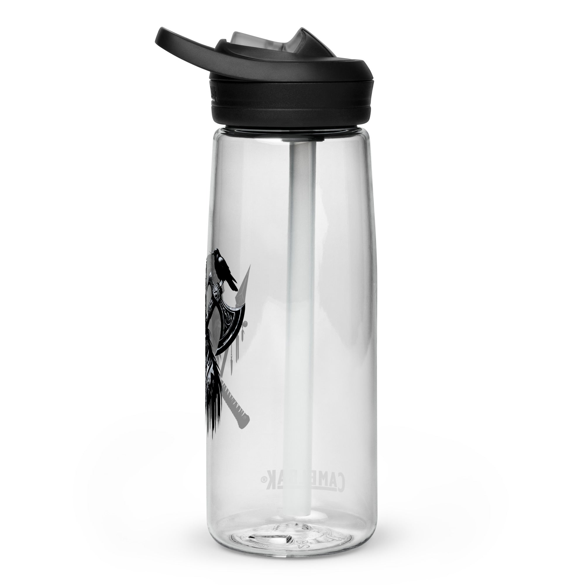 Viking Courage - Sports water bottle Valhalla Talisman Norse Design