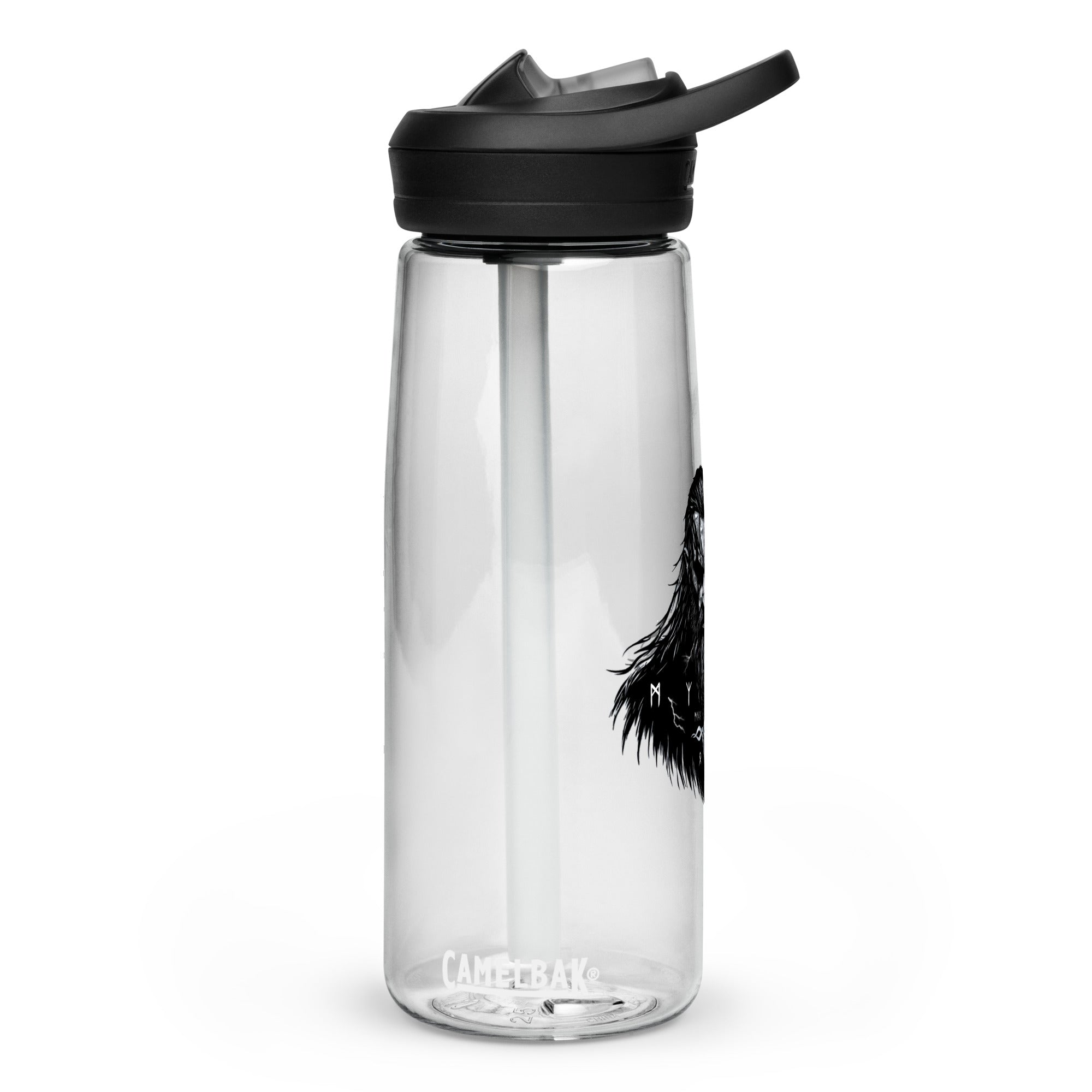 Viking Atonement - Sports water bottle Valhalla Talisman Norse Design