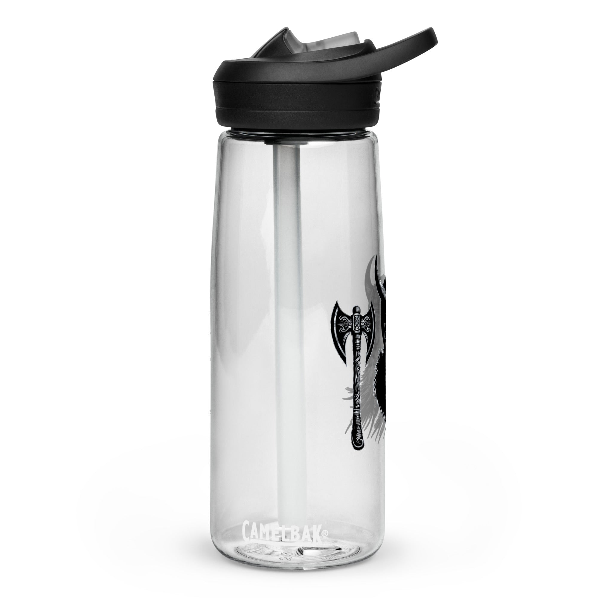 Viking Knowledge - Sports water bottle Valhalla Talisman Norse Design