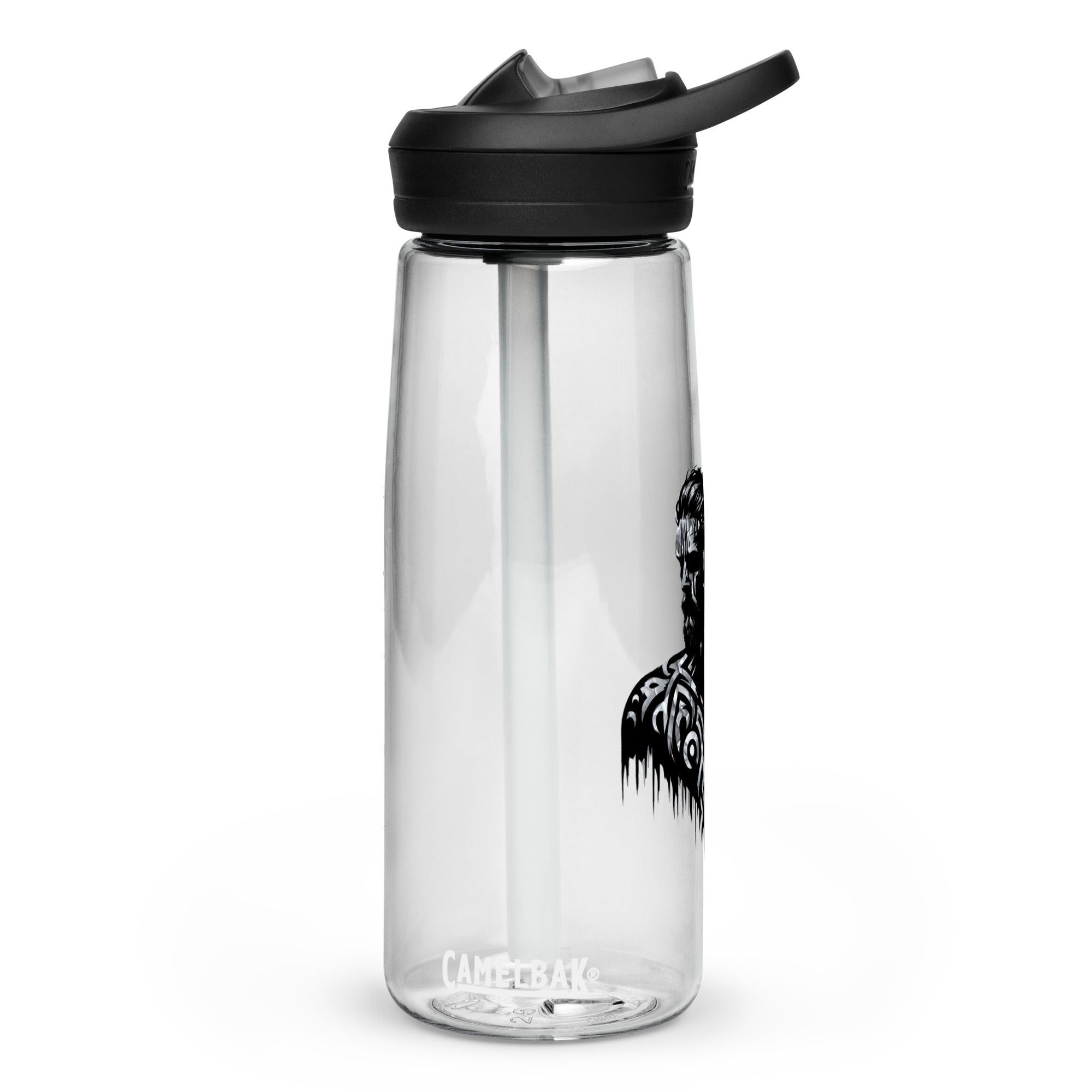 Viking Reflection - Sports water bottle Valhalla Talisman Norse Design