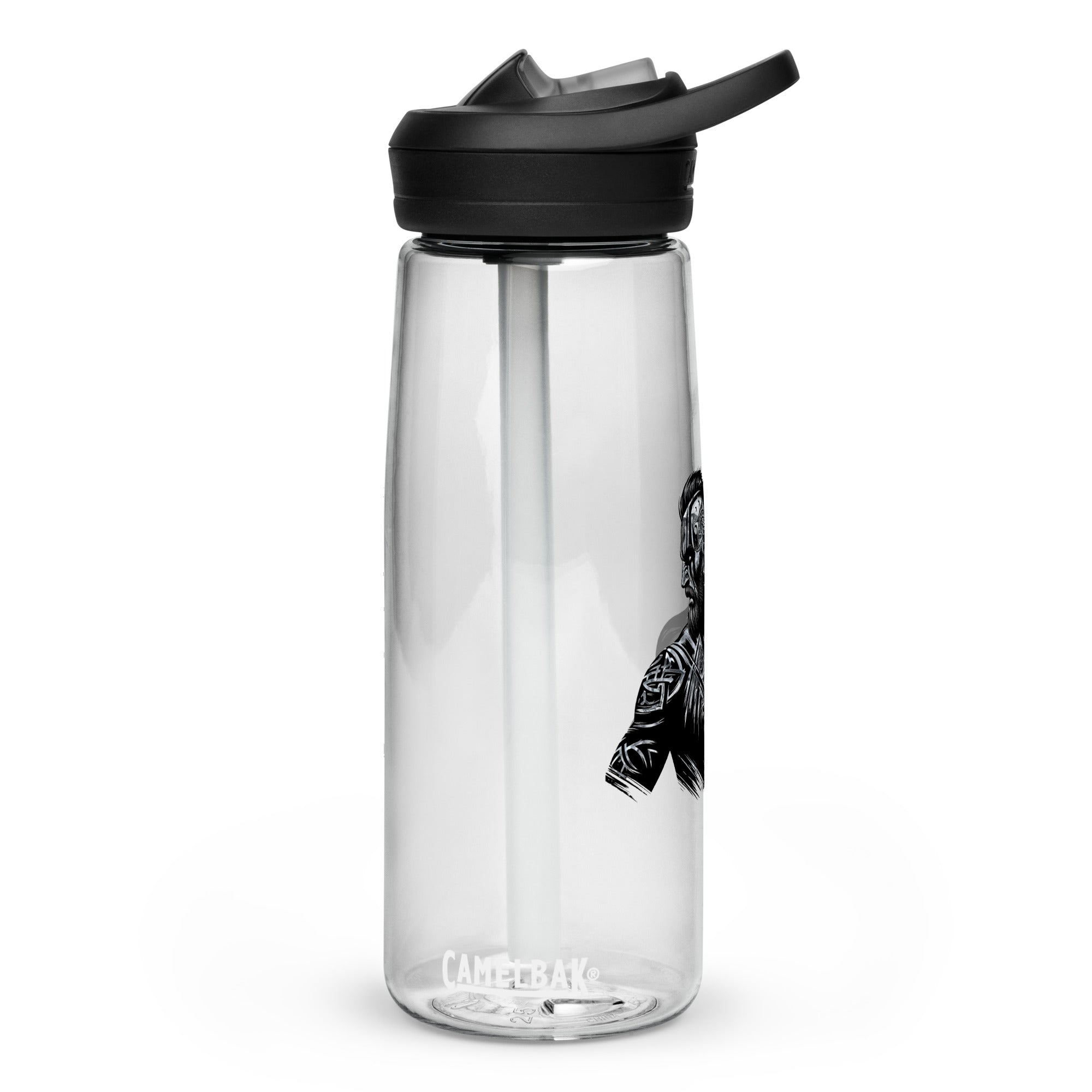 Viking Bravery - Sports water bottle Valhalla Talisman Norse Design