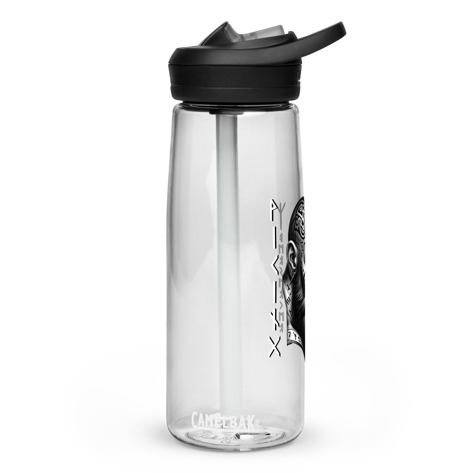 Viking Focus - Sports water bottle Valhalla Talisman Norse Design