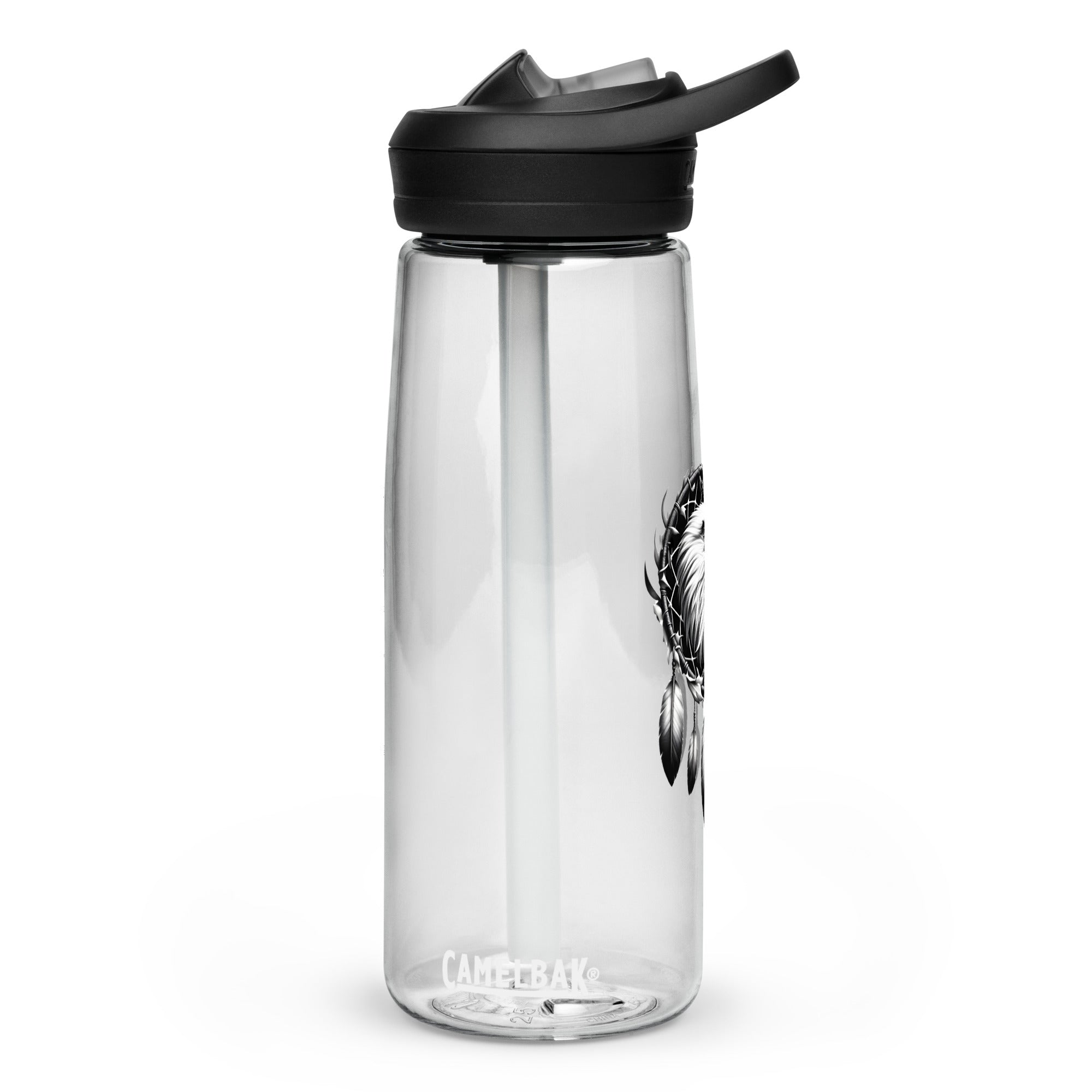 Dreamcatcher Eagle – Sports Water Bottle Realistic Native American Talisman Mythology Graphic Design