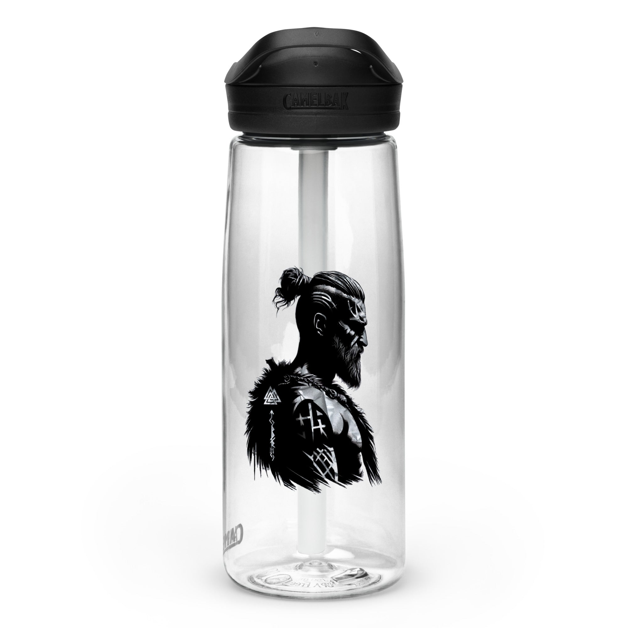 Viking Resilience - Sports water bottle Valhalla Talisman Norse Design