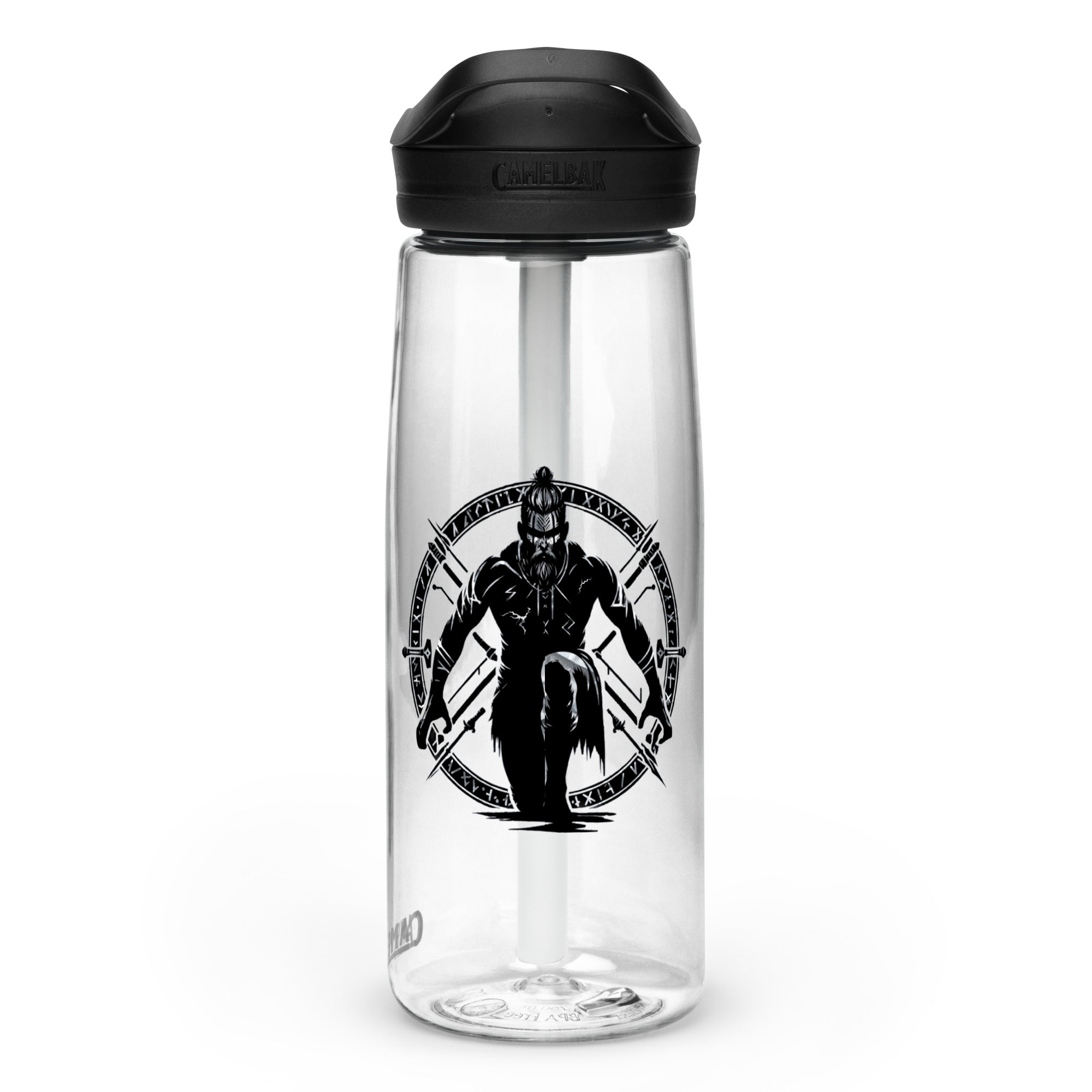 Viking Indomitable - Sports water bottle Valhalla Talisman Norse Design