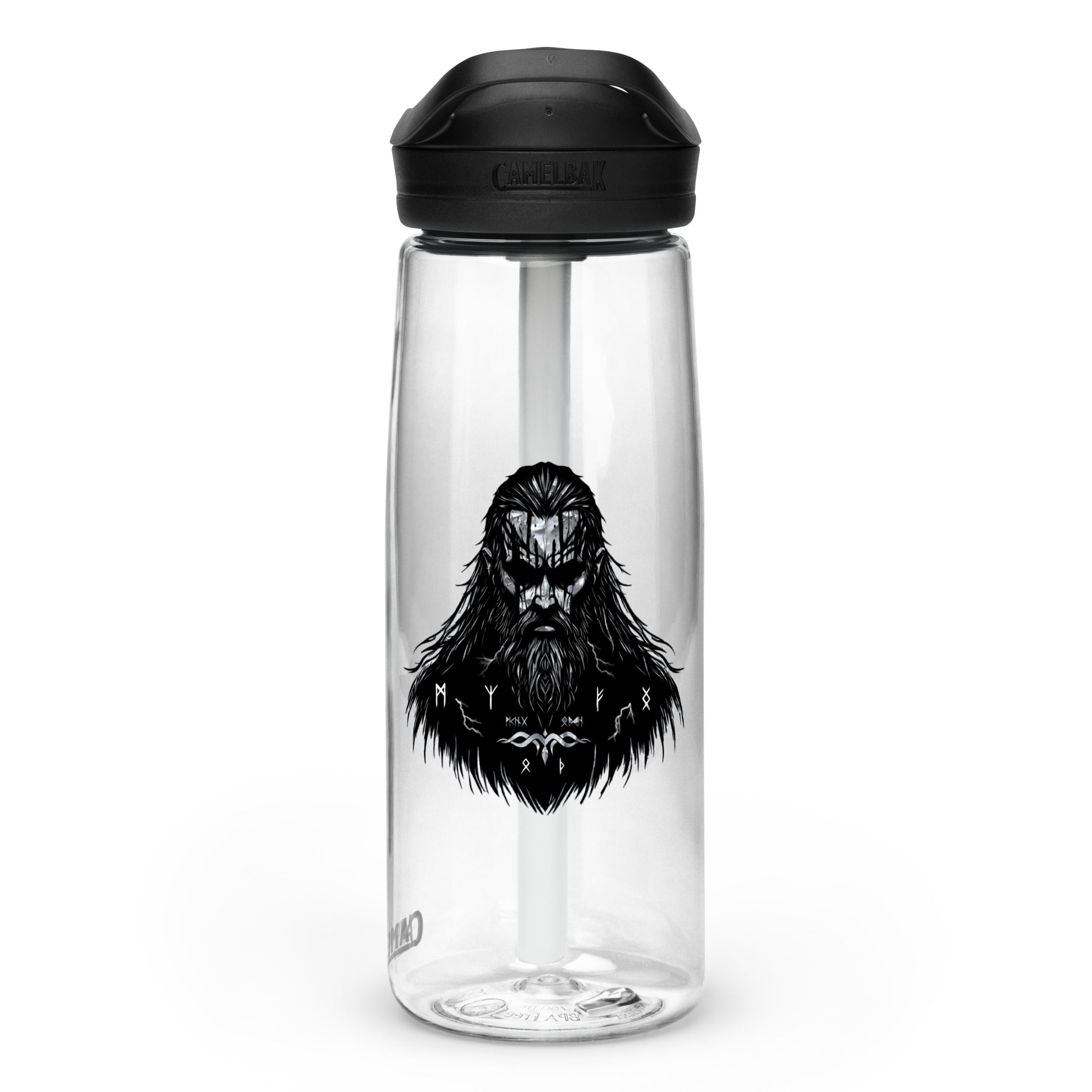 Viking Atonement - Sports water bottle Valhalla Talisman Norse Design