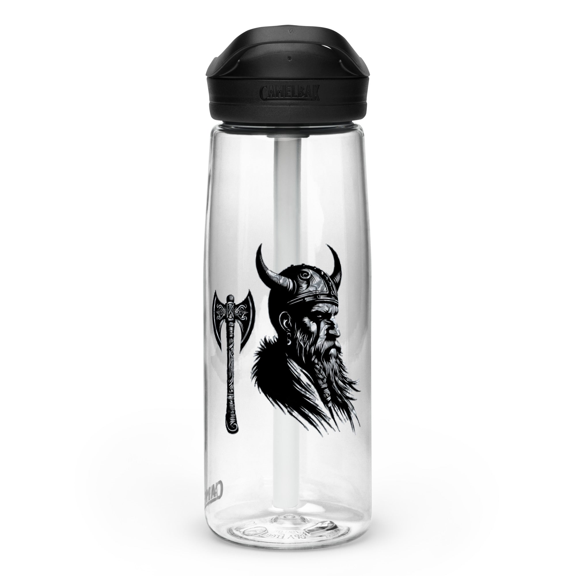 Viking Knowledge - Sports water bottle Valhalla Talisman Norse Design