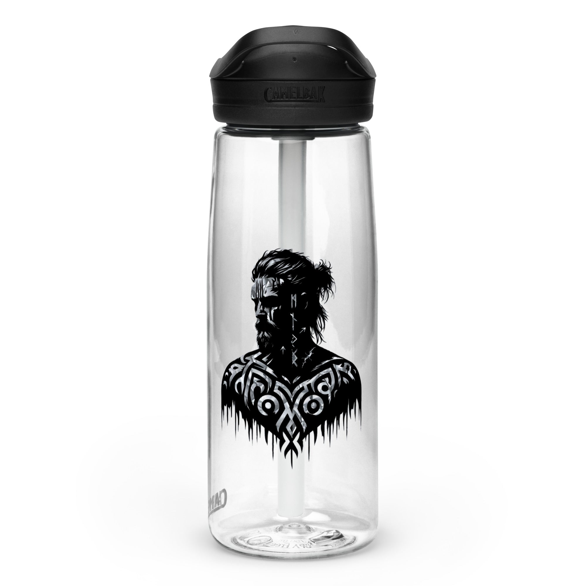 Viking Reflection - Sports water bottle Valhalla Talisman Norse Design