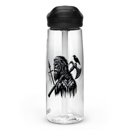 Viking Courage - Sports water bottle Valhalla Talisman Norse Design