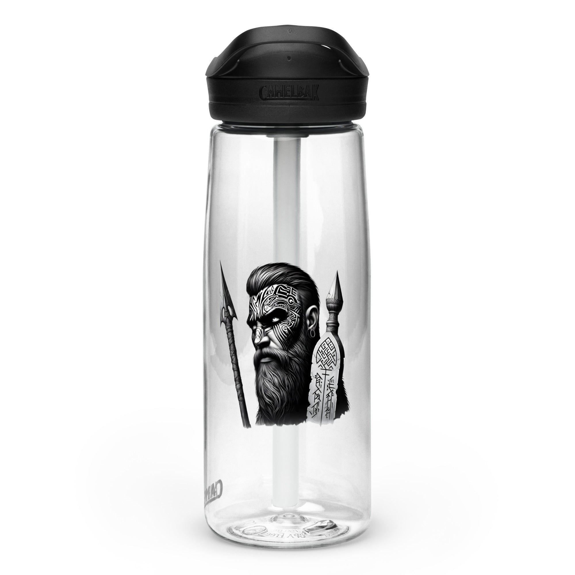 Viking Tenacity - Sports water bottle Valhalla Talisman Norse Design