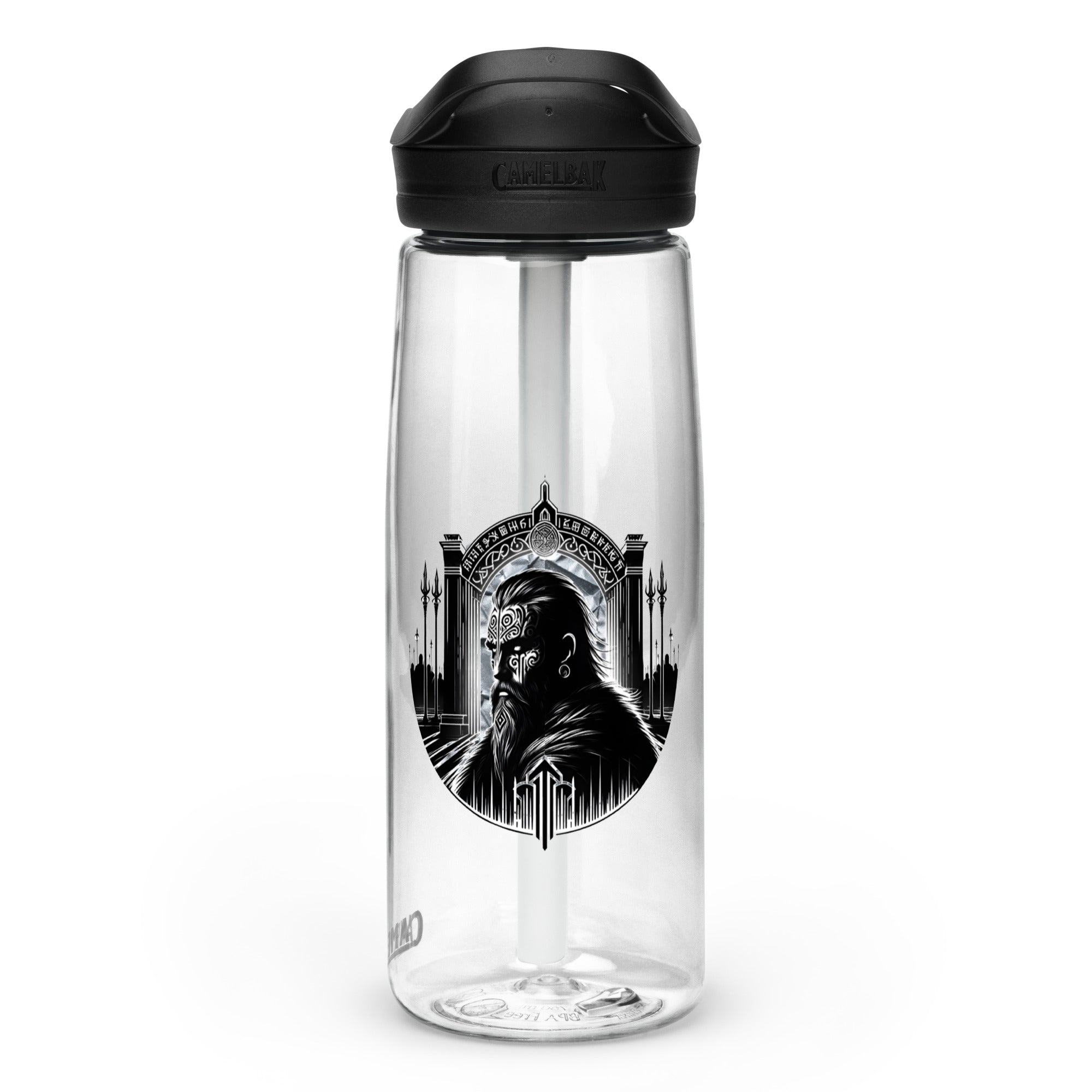 Viking Warrior - Sports water bottle Valhalla Talisman Norse Design