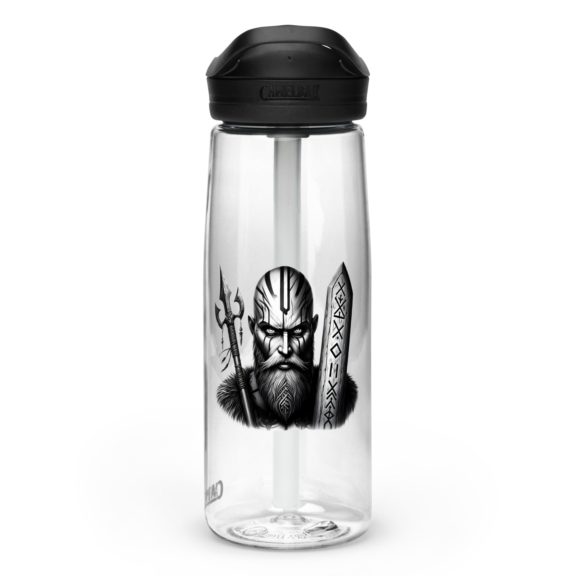 Viking Strength - Sports water bottle Valhalla Talisman Norse Design