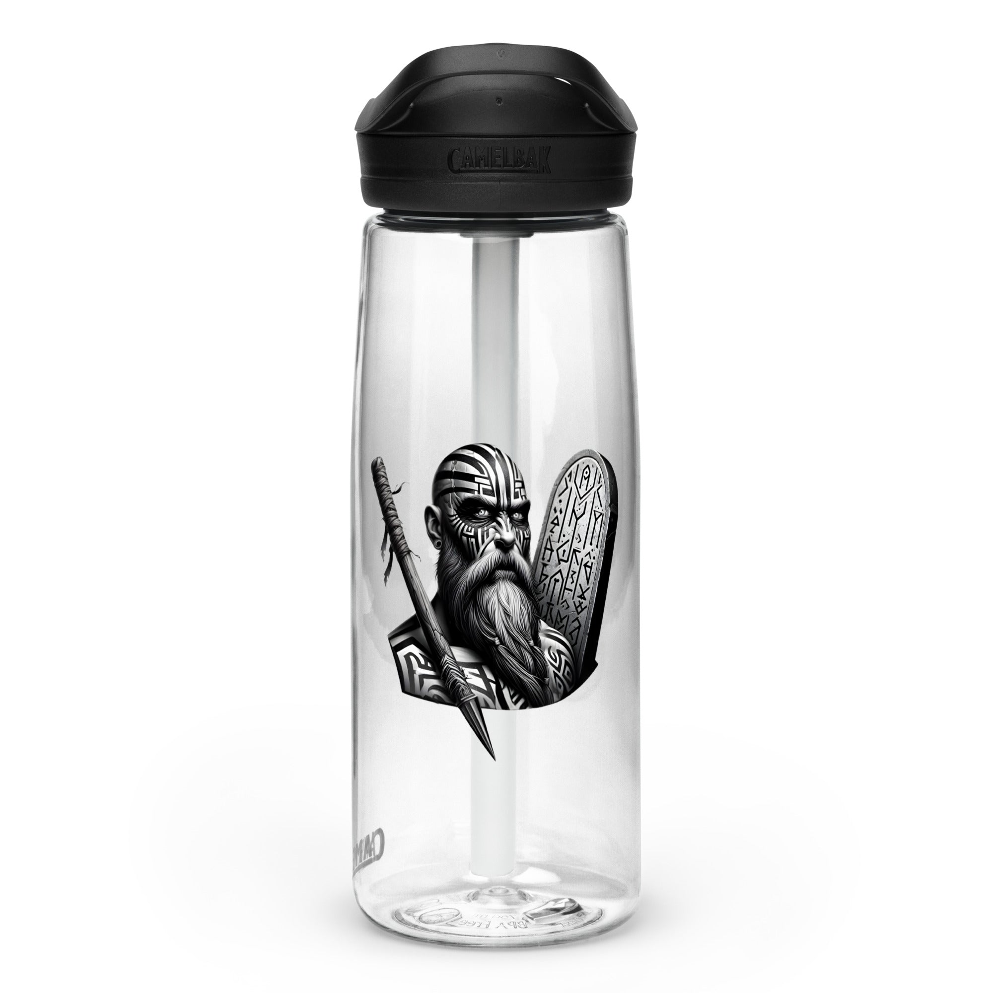 Viking Determination - Sports water bottle Valhalla Talisman Norse Design