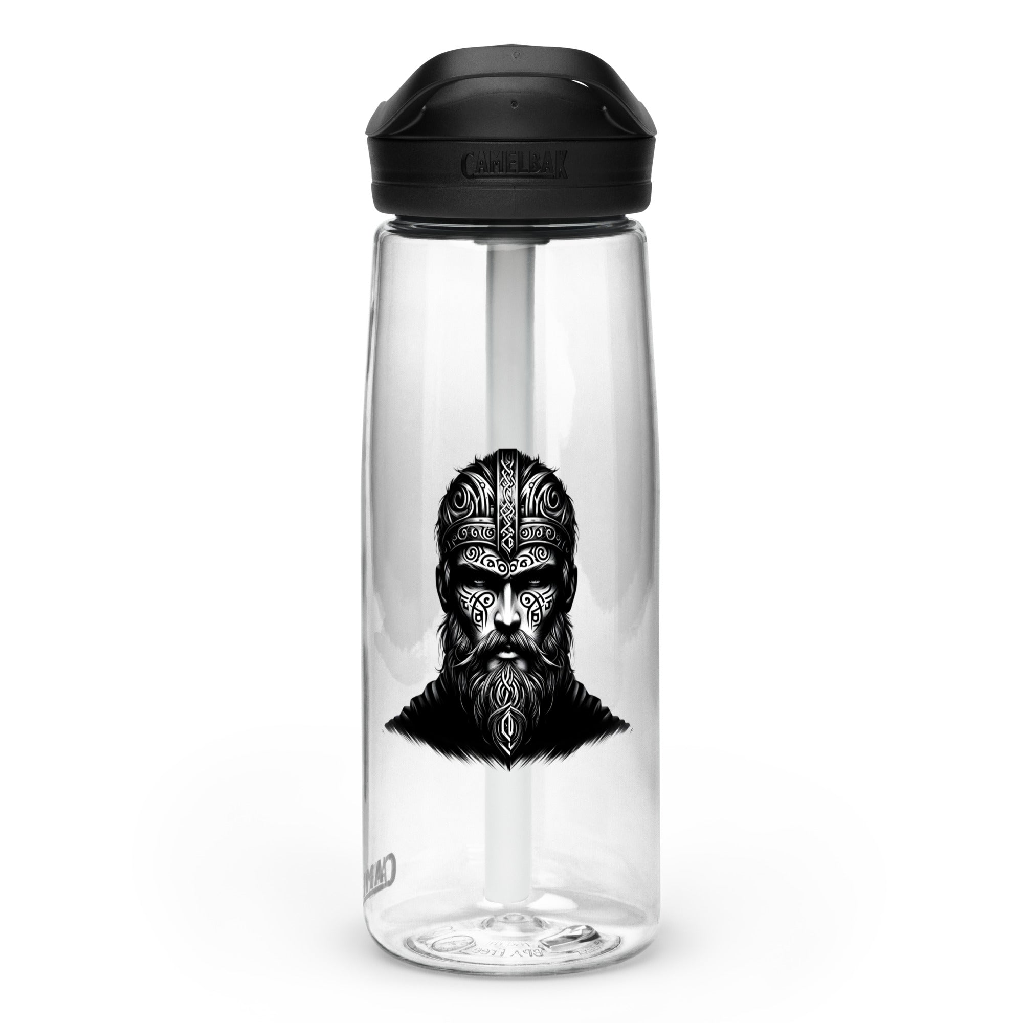 Viking Unyielding - Sports water bottle Valhalla Talisman Norse Design