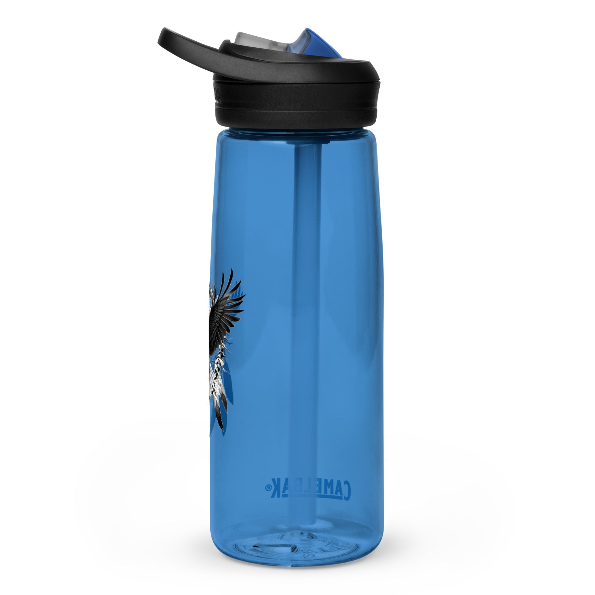 Dreamcatcher Eagle – Sports Water Bottle Realistic Native American Talisman Mythology Graphic Design