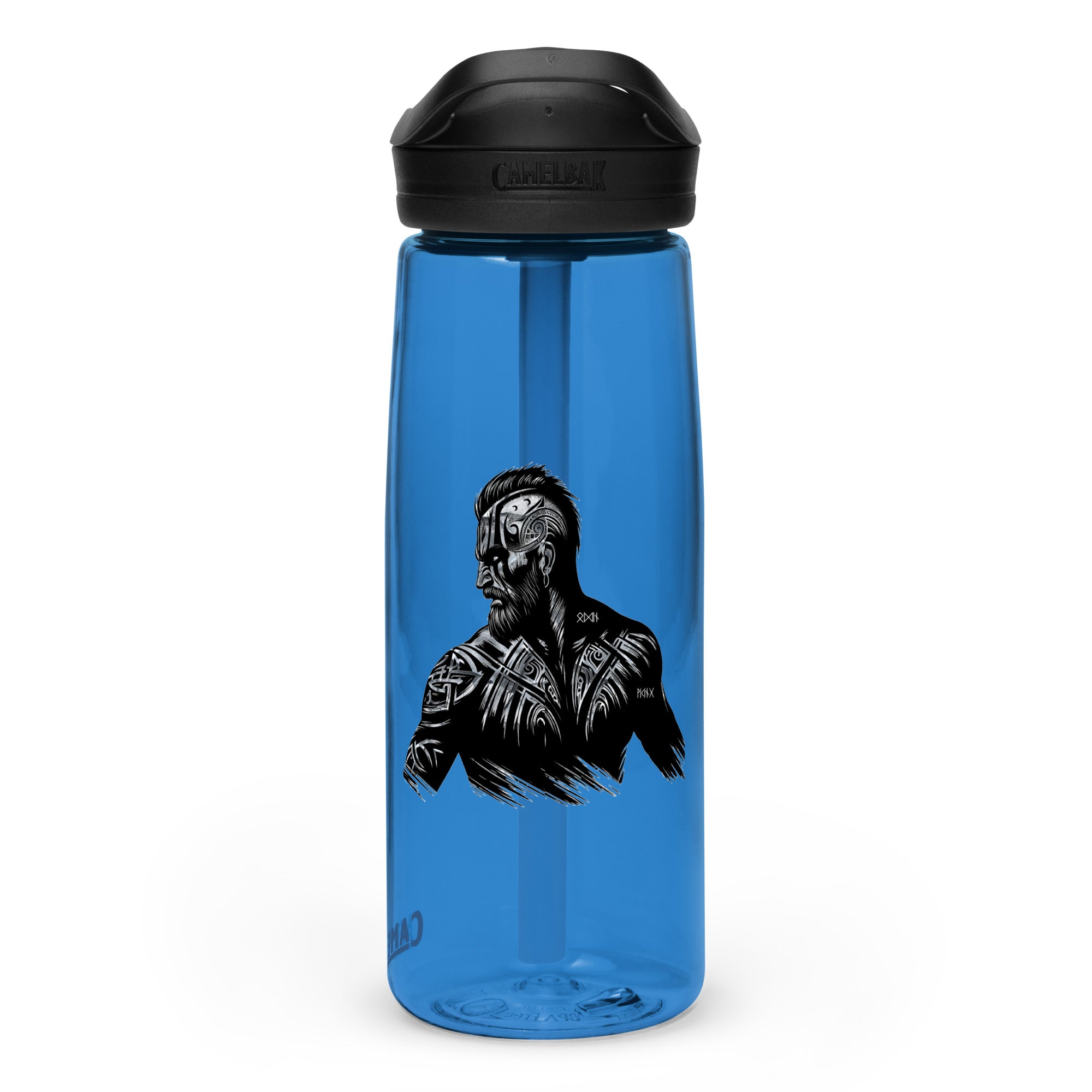 Viking Bravery - Sports water bottle Valhalla Talisman Norse Design