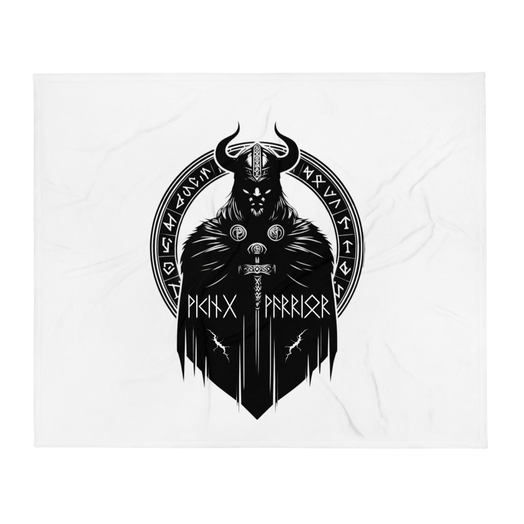 Viking Seer - Throw Blanket Norse Talisman Valhalla Design