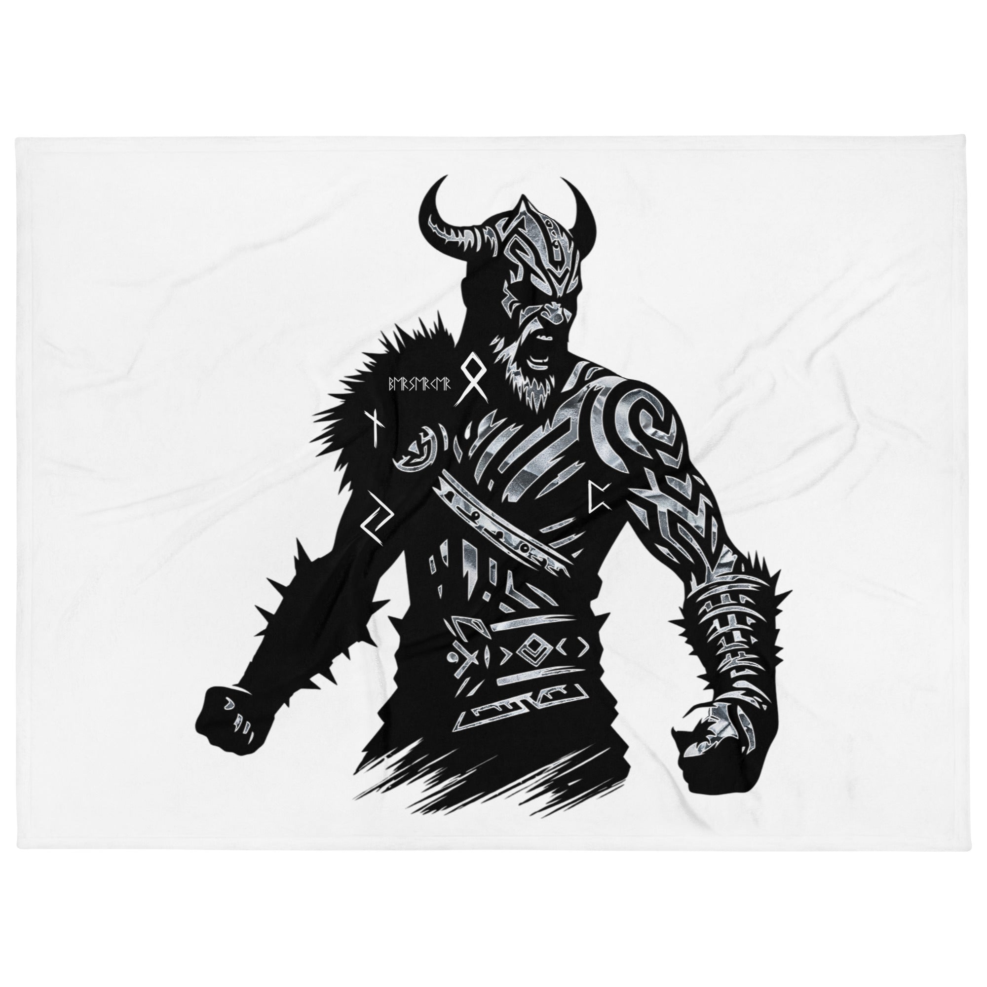 Viking Berserker - Throw Blanket Norse Talisman Valhalla Design