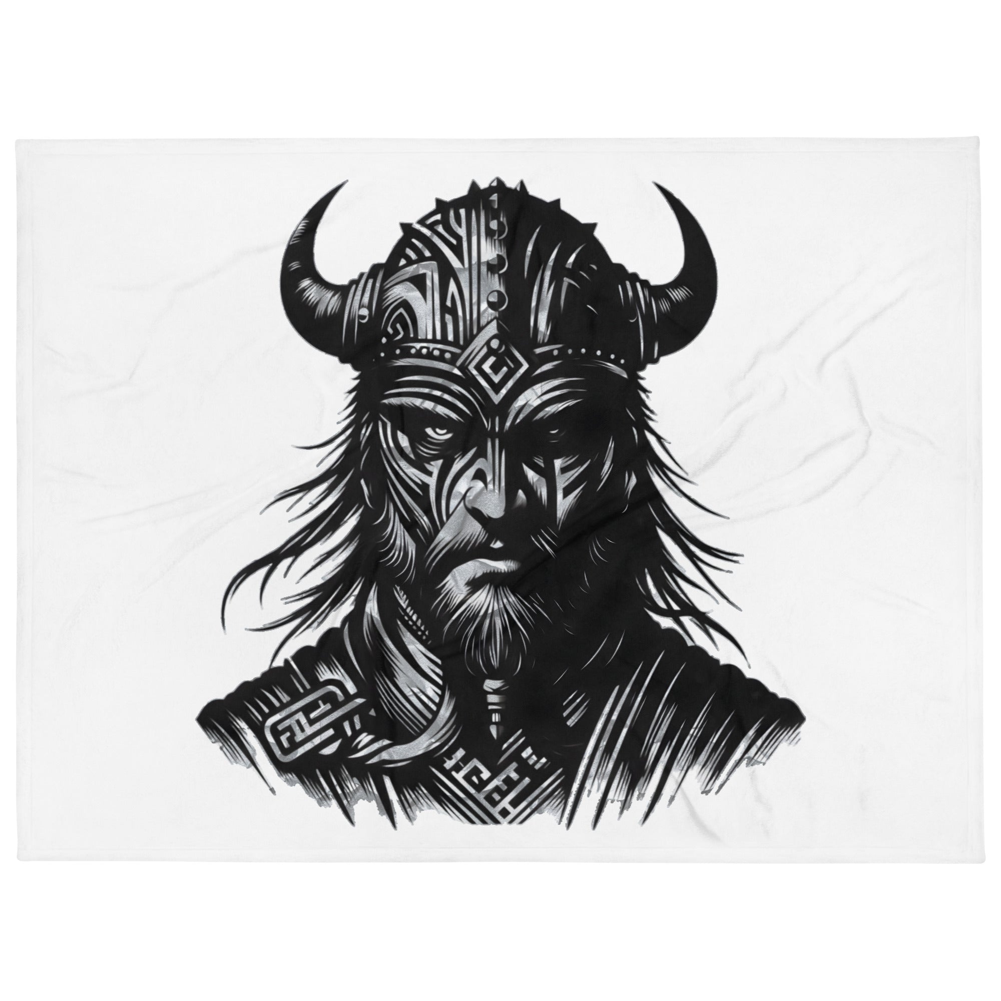 Viking Valour - Throw Blanket Norse Talisman Valhalla Design