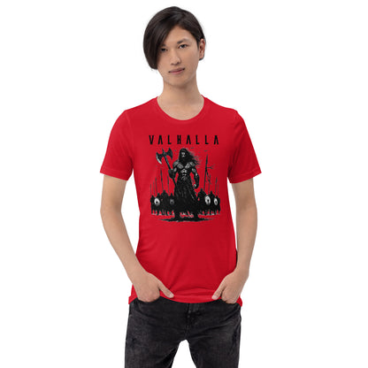Viking - Valhalla Army - Apparel Black White Norse Short-Sleeve Unisex T-Shirt