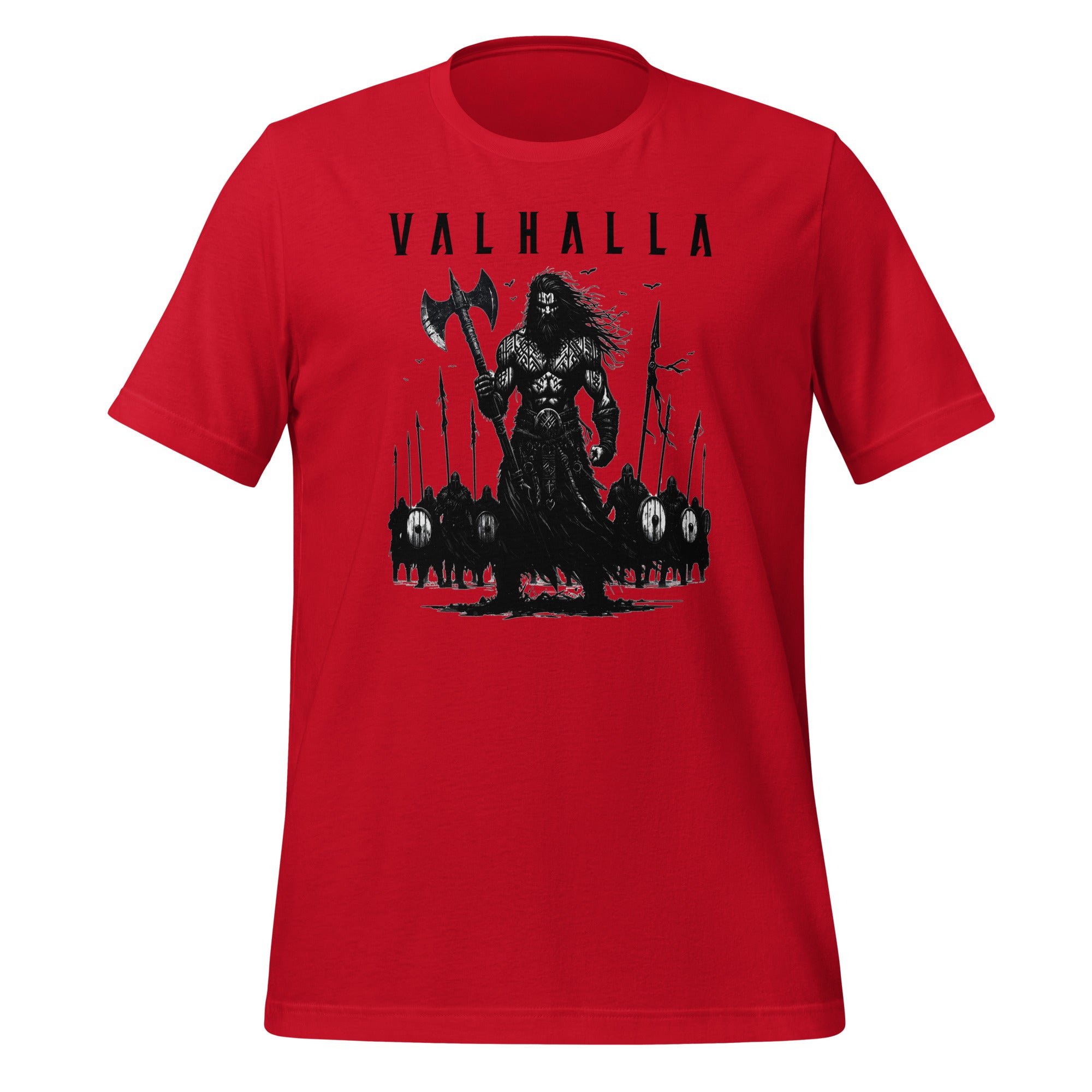 Viking - Valhalla Army - Apparel Black White Norse Short-Sleeve Unisex T-Shirt