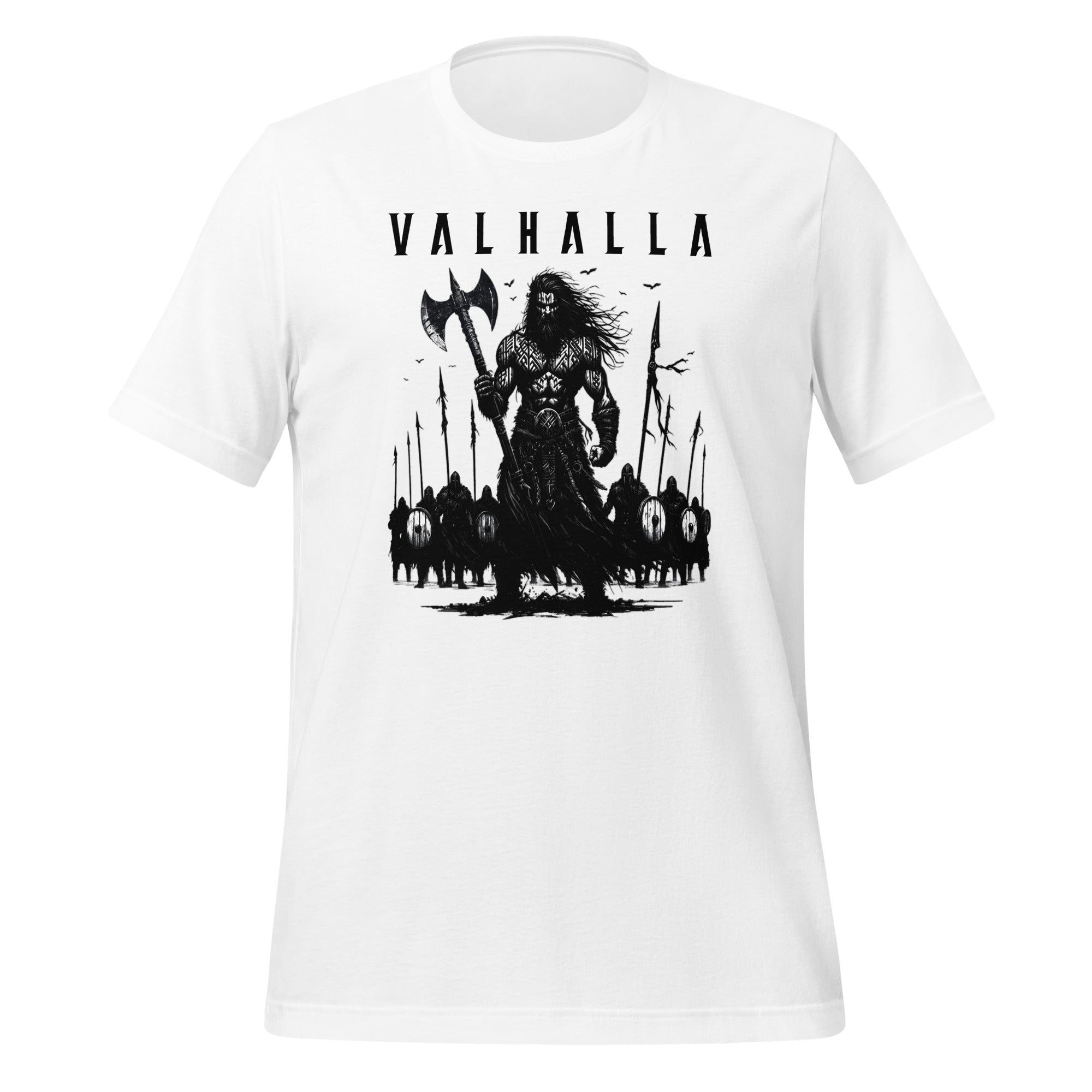 Viking - Valhalla Army - Apparel Black White Norse Short-Sleeve Unisex T-Shirt